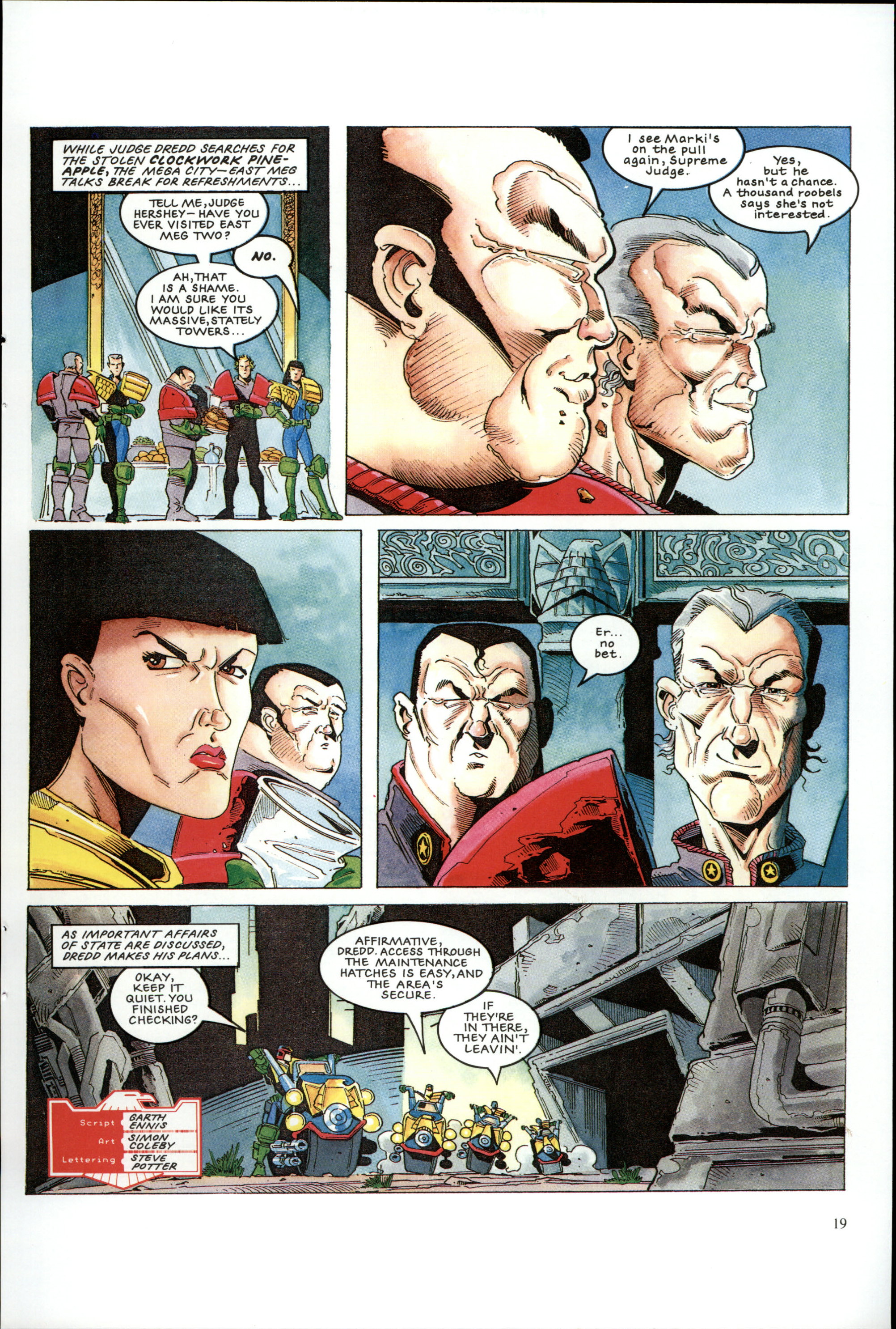 Read online Dredd Rules! comic -  Issue #16 - 21