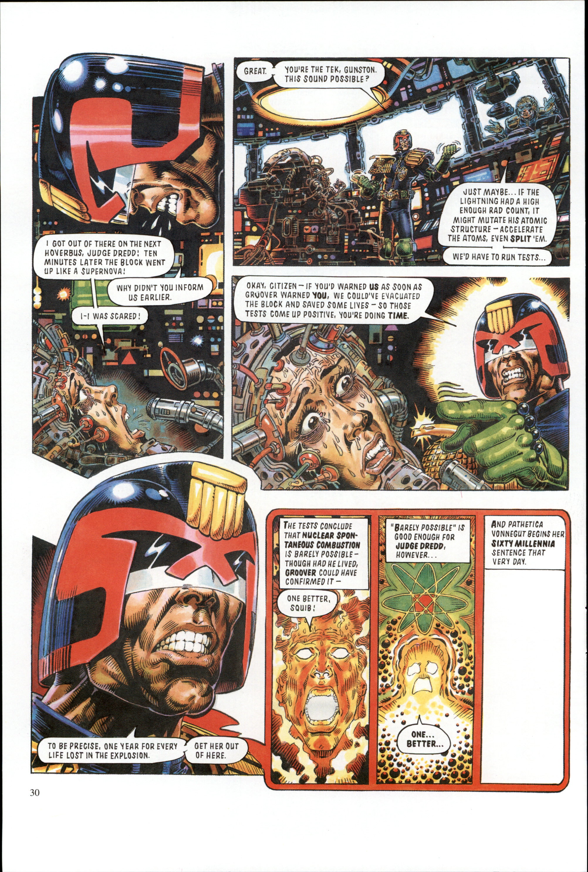 Read online Dredd Rules! comic -  Issue #16 - 32