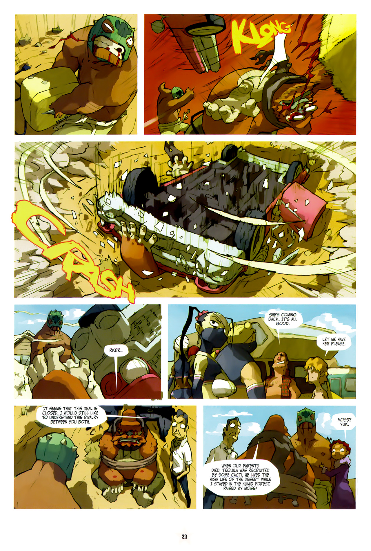 Read online Lucha Libre comic -  Issue #5 - 24