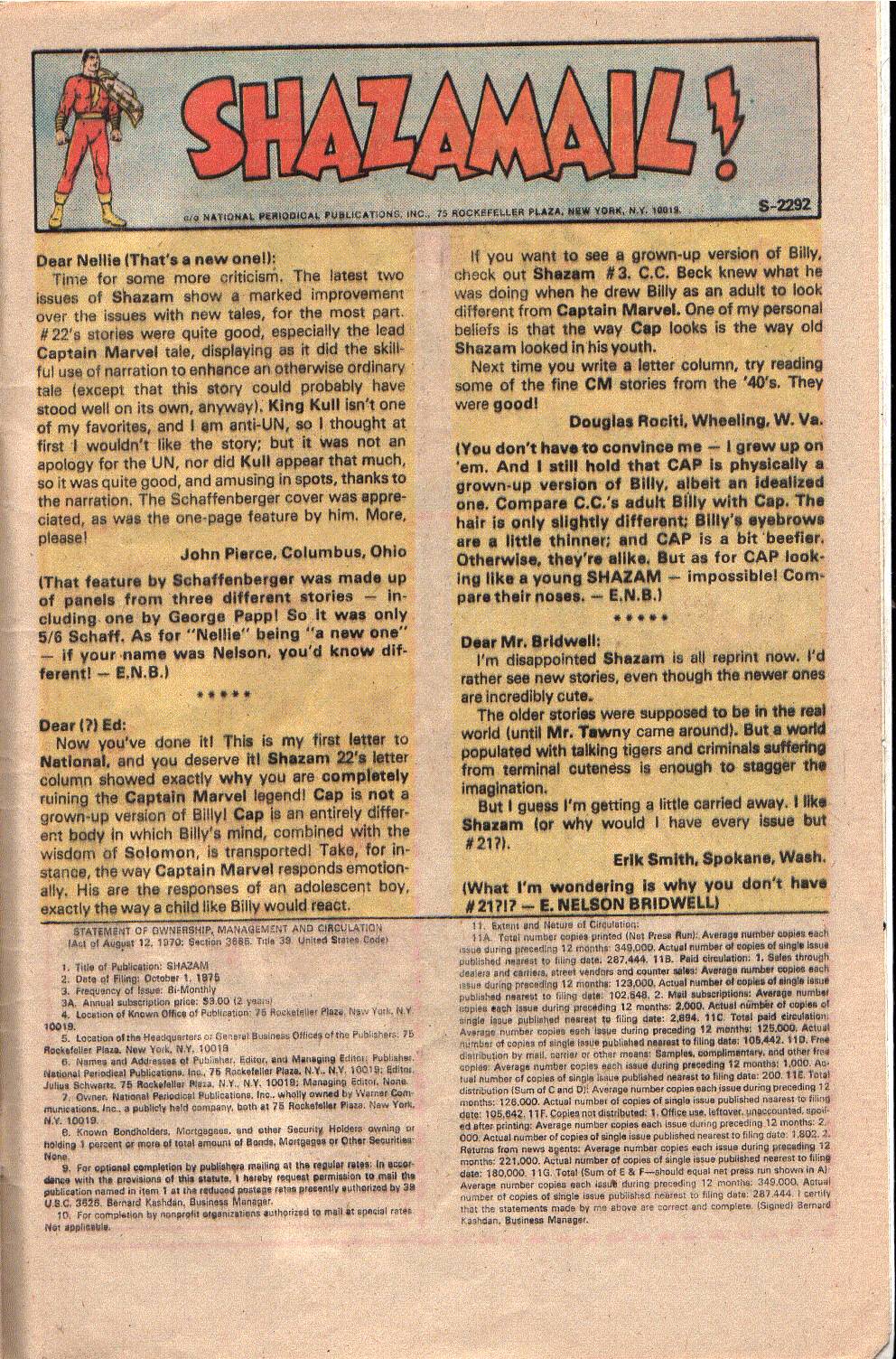 Read online Shazam! (1973) comic -  Issue #24 - 33