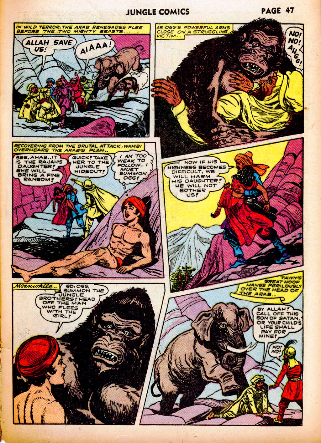 Read online Jungle Comics comic -  Issue #37 - 49