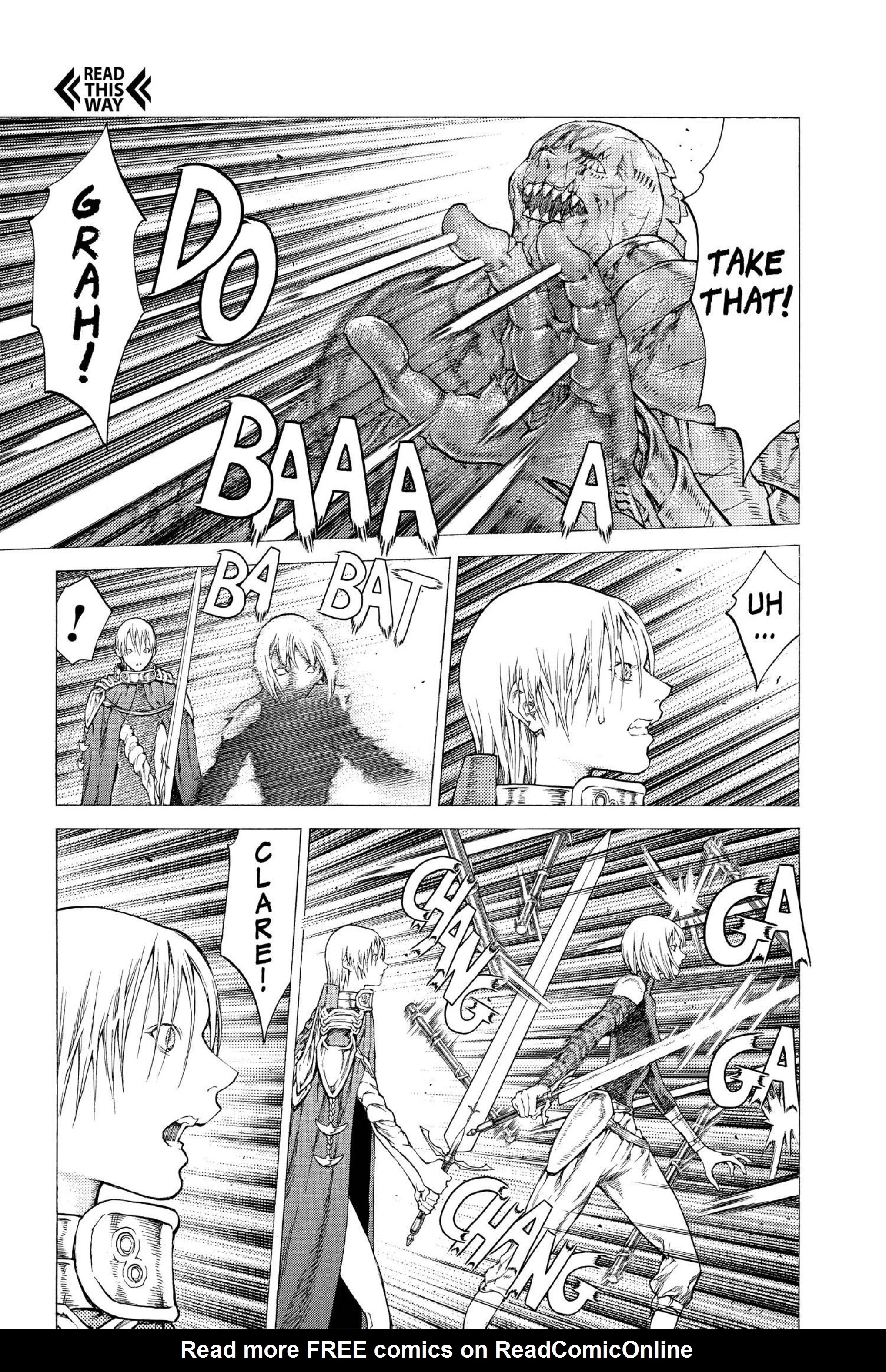 Read online Claymore comic -  Issue #9 - 78