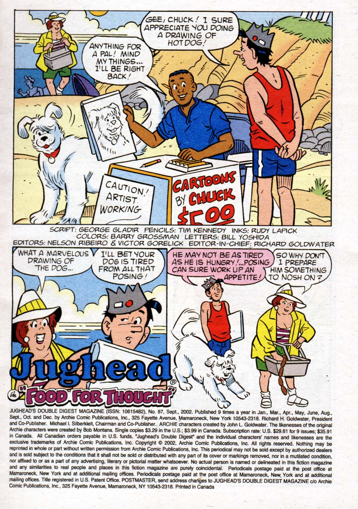 Read online Jughead's Double Digest Magazine comic -  Issue #87 - 2