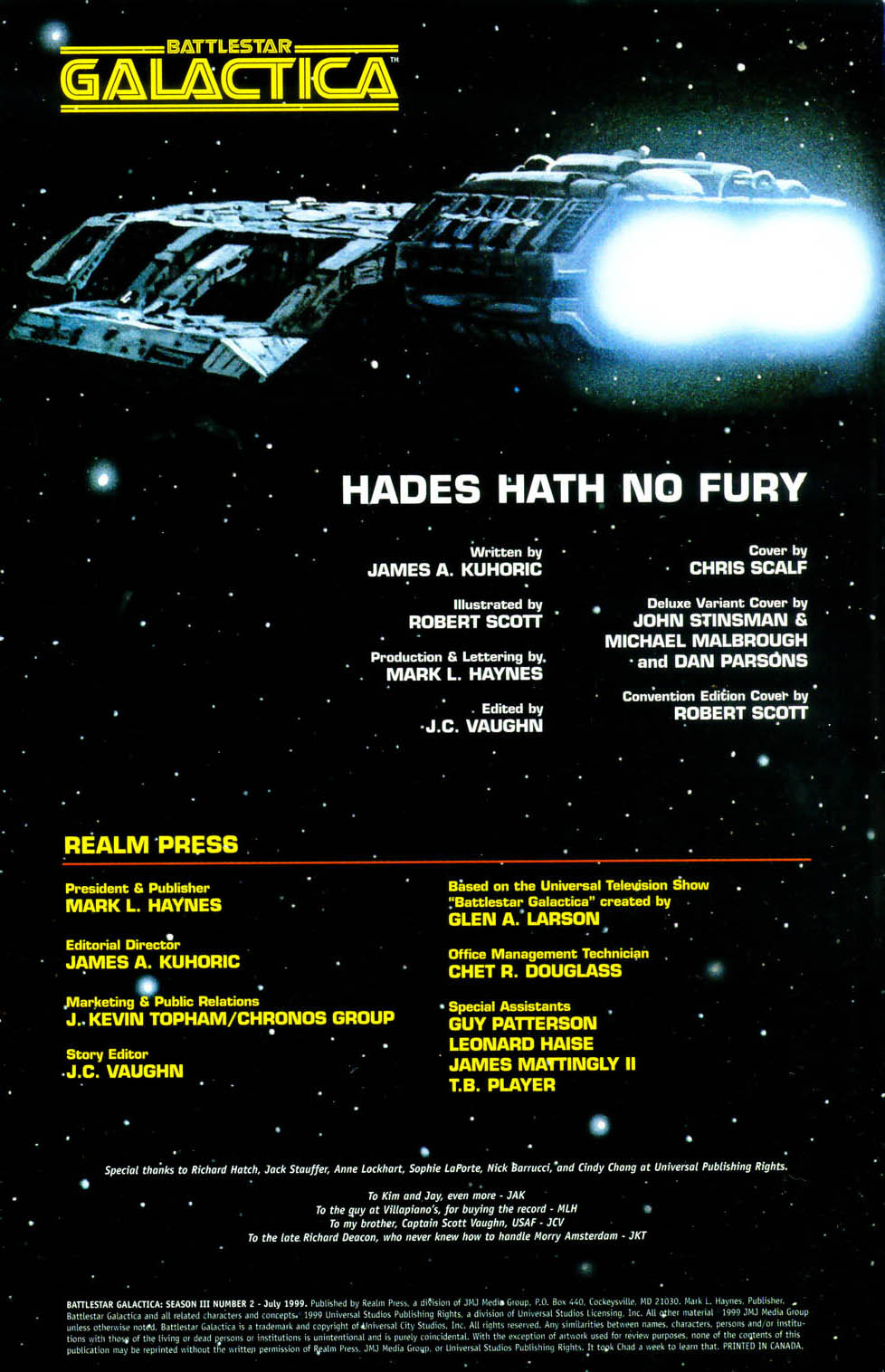 Battlestar Galactica: Season III issue 2 - Page 2