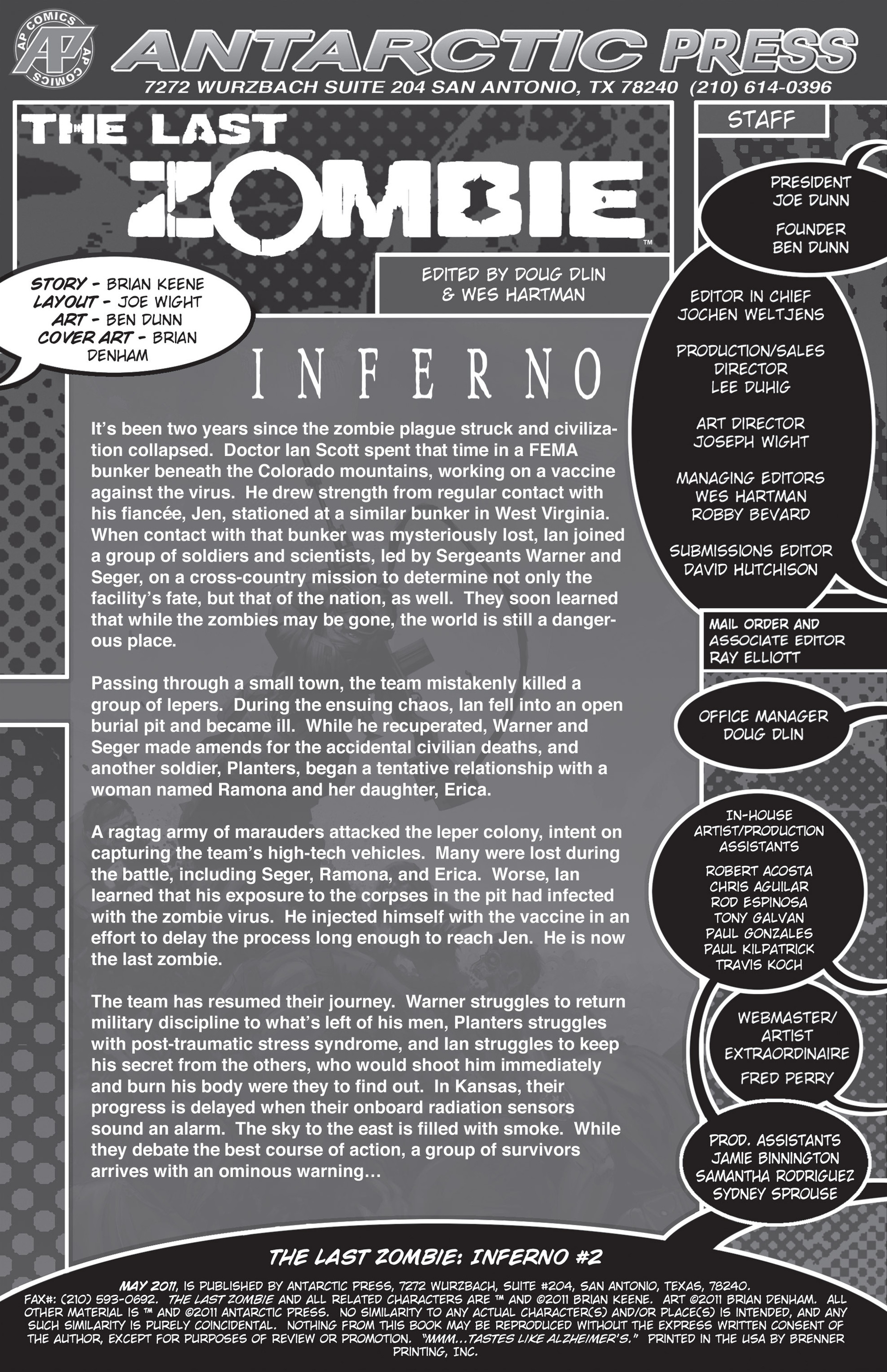 The Last Zombie: Inferno Issue #2 #2 - English 2