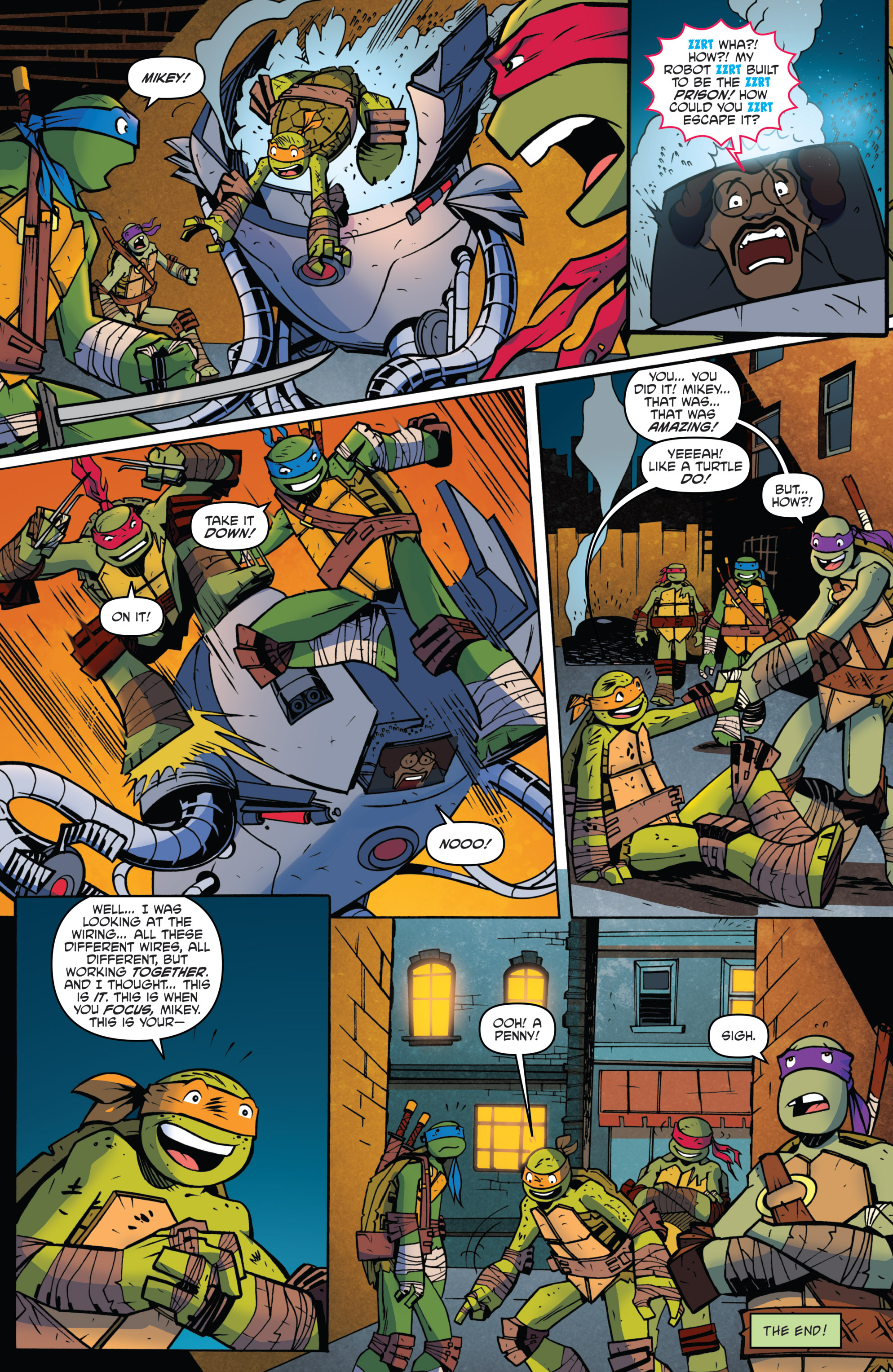 Read online Teenage Mutant Ninja Turtles New Animated Adventures comic -  Issue #14 - 22