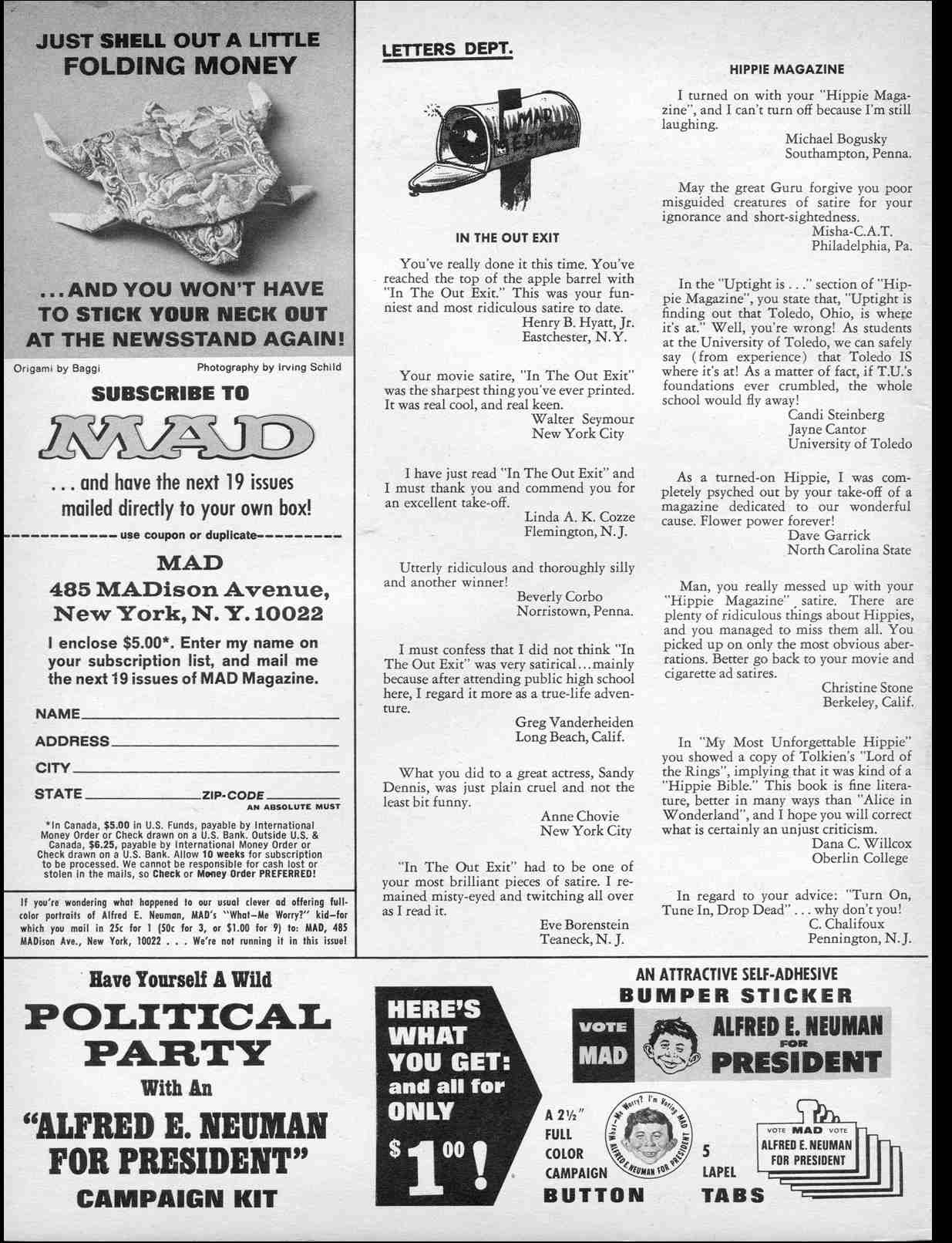 Read online MAD comic -  Issue #120 - 4