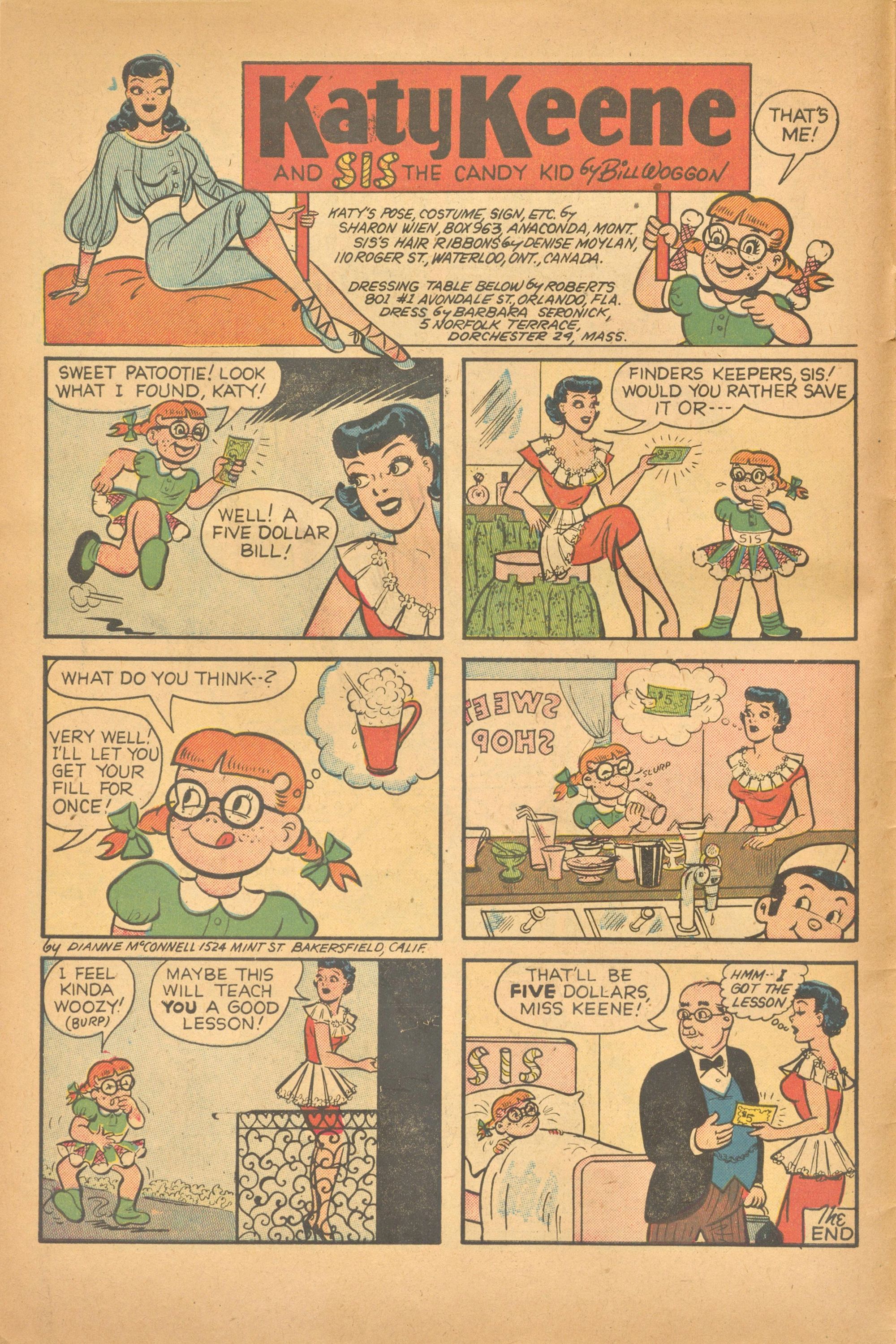 Read online Katy Keene (1949) comic -  Issue #19 - 6