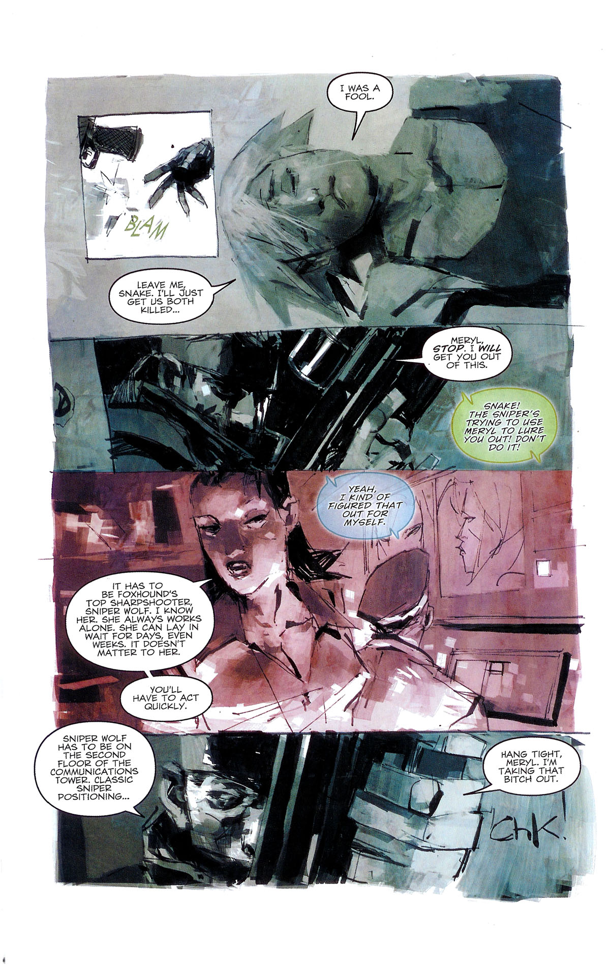 Read online Metal Gear Solid comic -  Issue #8 - 16