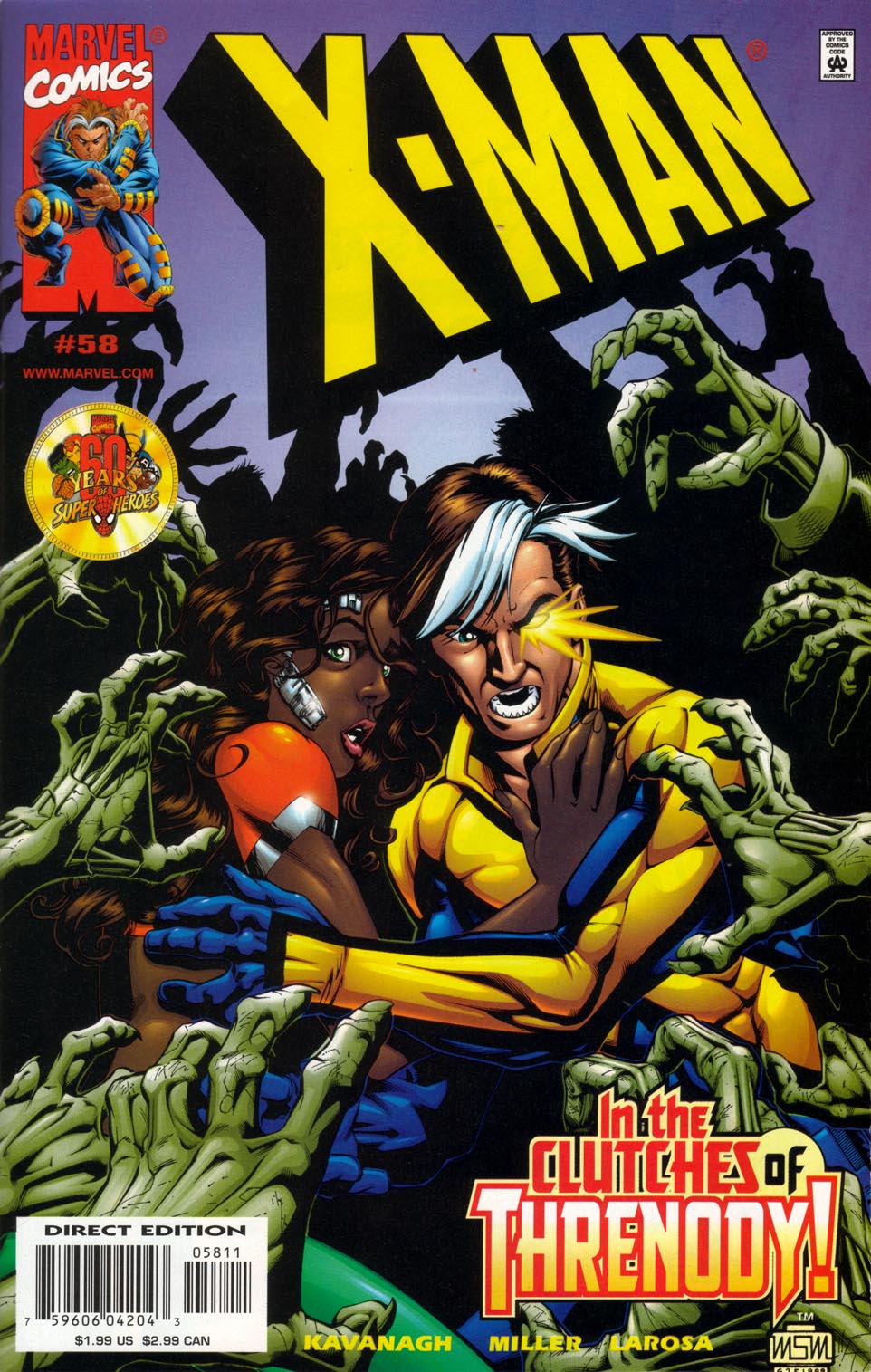 Read online X-Man comic -  Issue #58 - 1