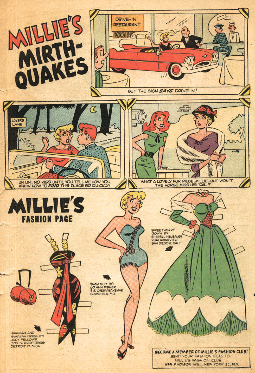 Read online Millie the Model comic -  Issue #82 - 11