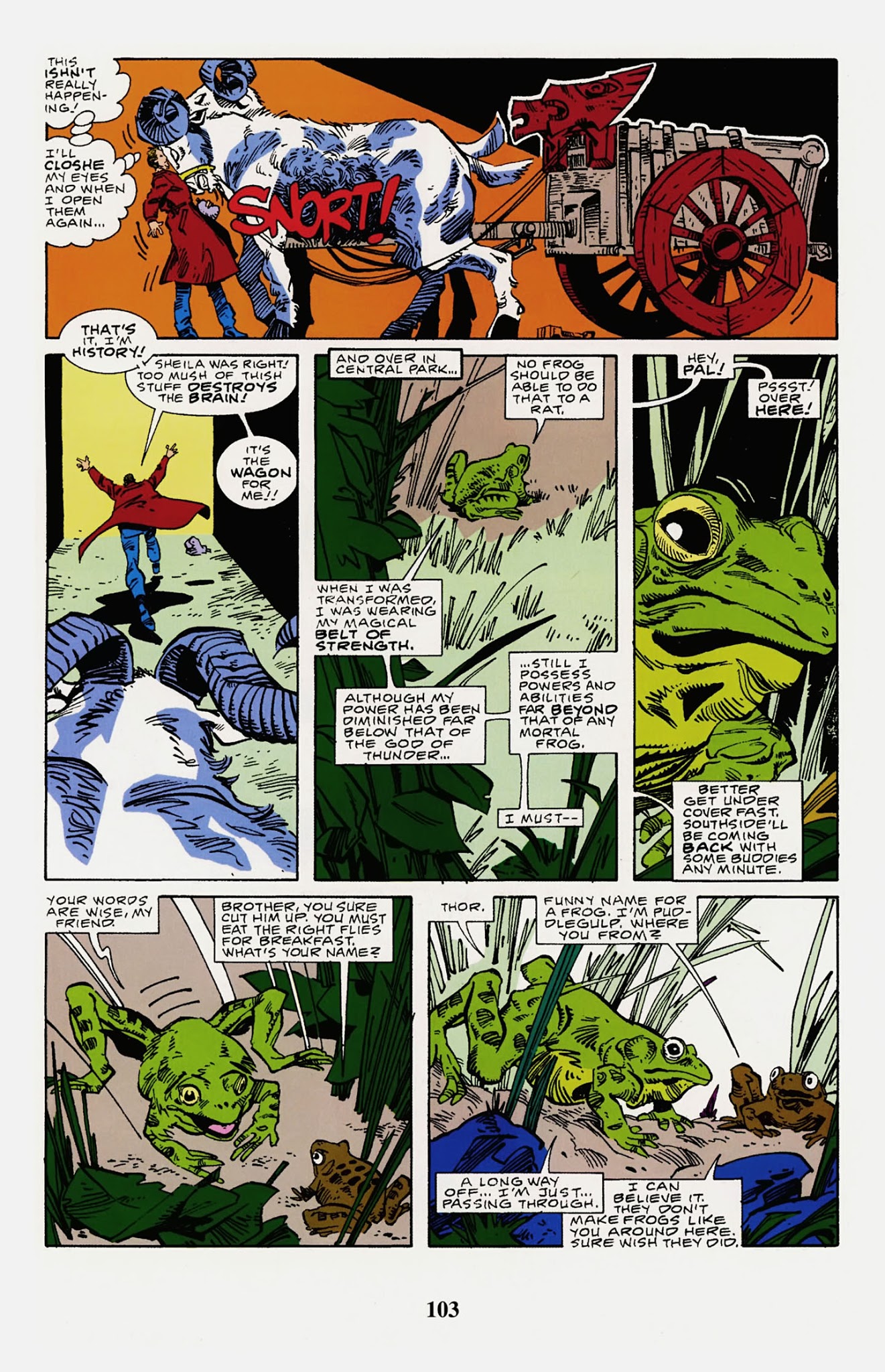 Read online Thor Visionaries: Walter Simonson comic -  Issue # TPB 3 - 105