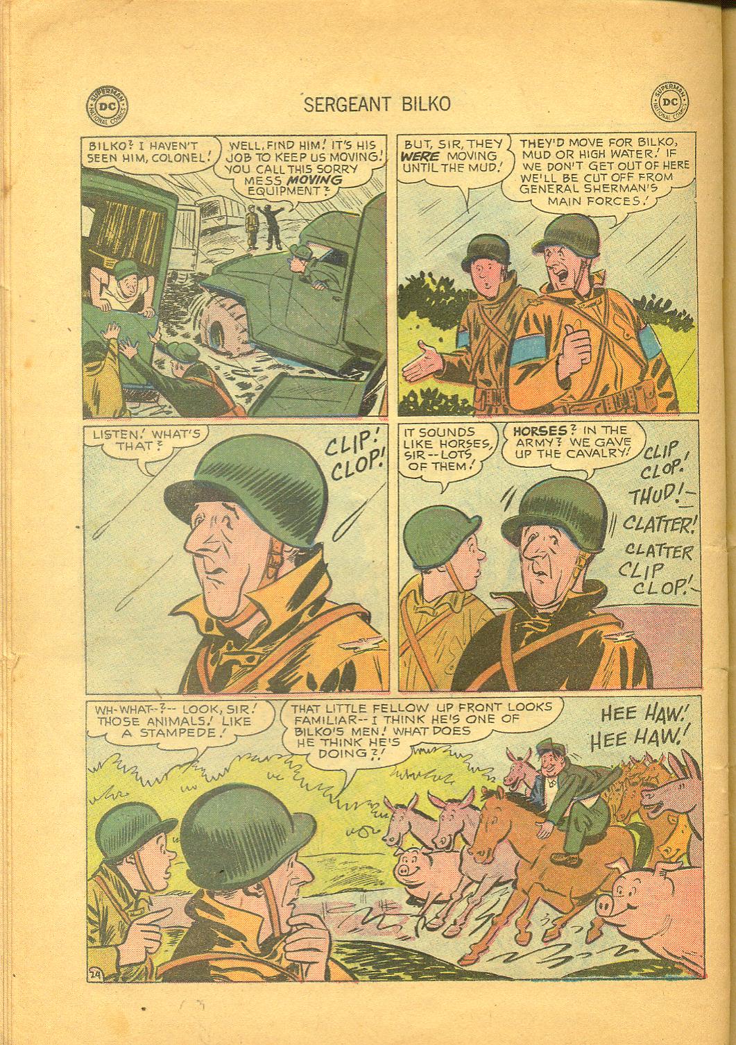 Read online Sergeant Bilko comic -  Issue #1 - 26