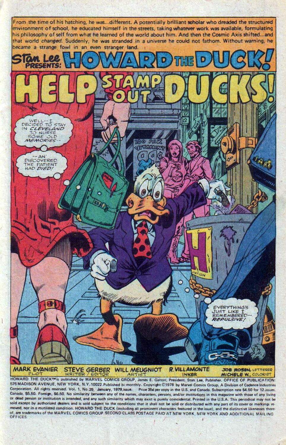 Read online Howard the Duck (1976) comic -  Issue #29 - 2