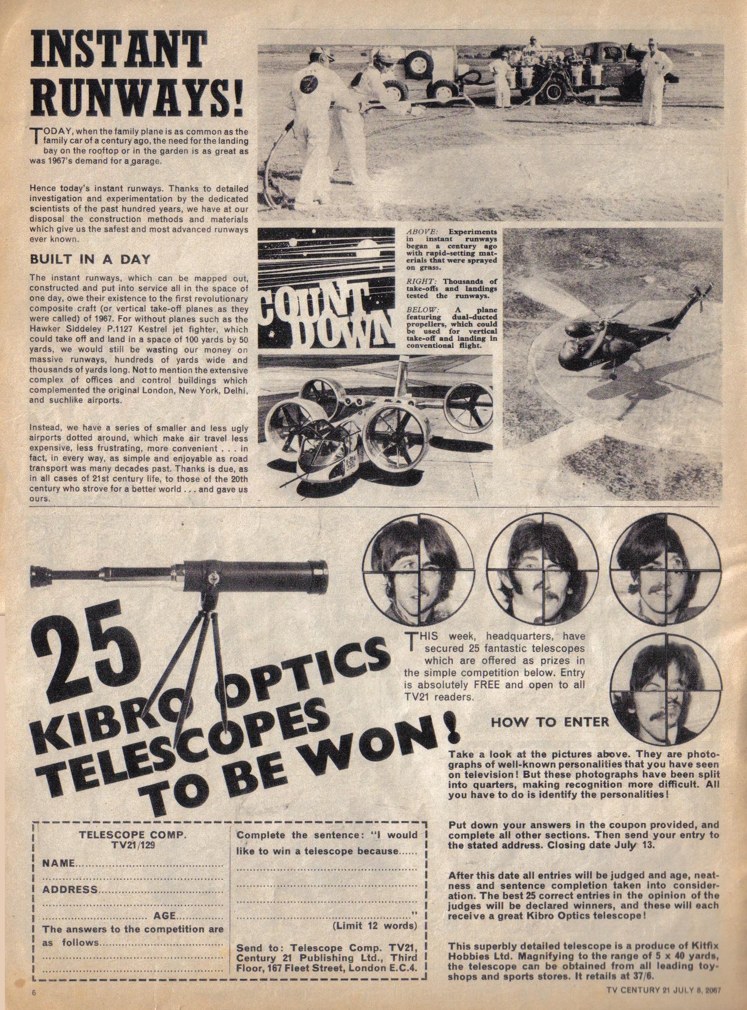 Read online TV Century 21 (TV 21) comic -  Issue #129 - 6