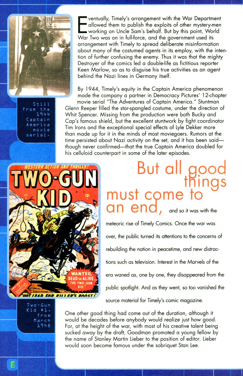 Read online The History of Marvels Comics comic -  Issue # Full - 8