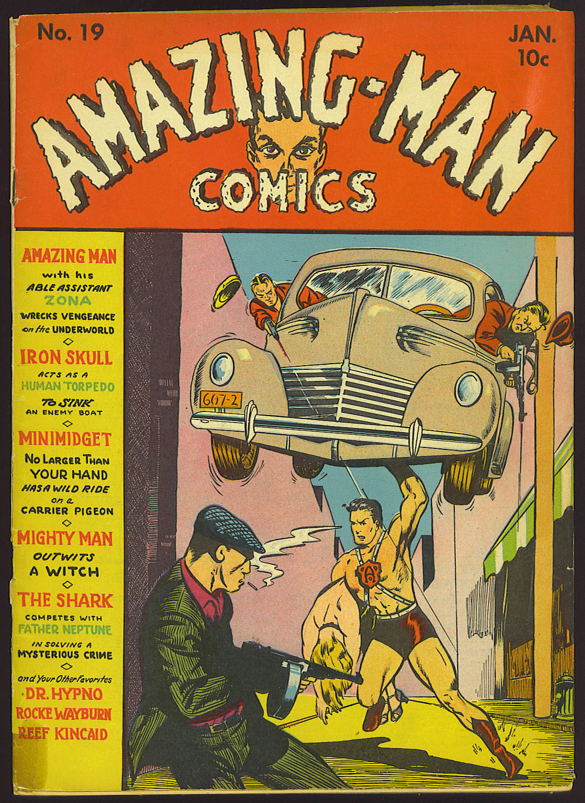 Read online Amazing Man Comics comic -  Issue #19 - 1