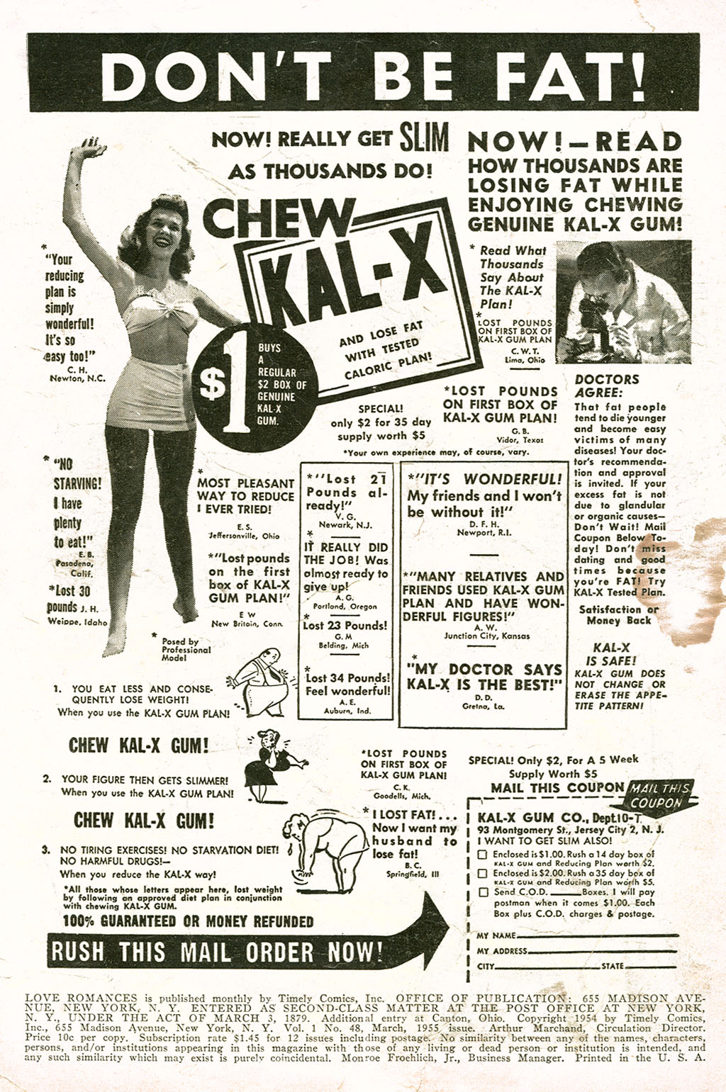 Read online Love Romances comic -  Issue #48 - 2