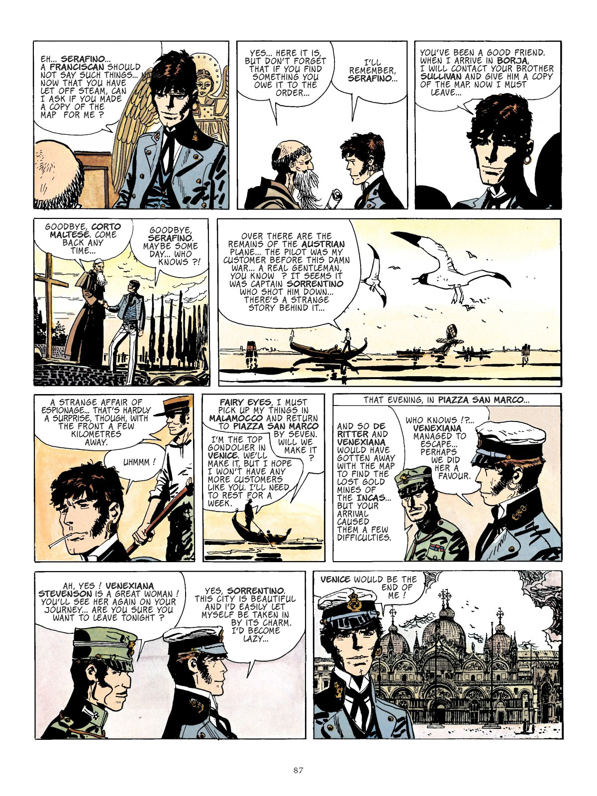 Read online Corto Maltese comic -  Issue # TPB 6 - 82