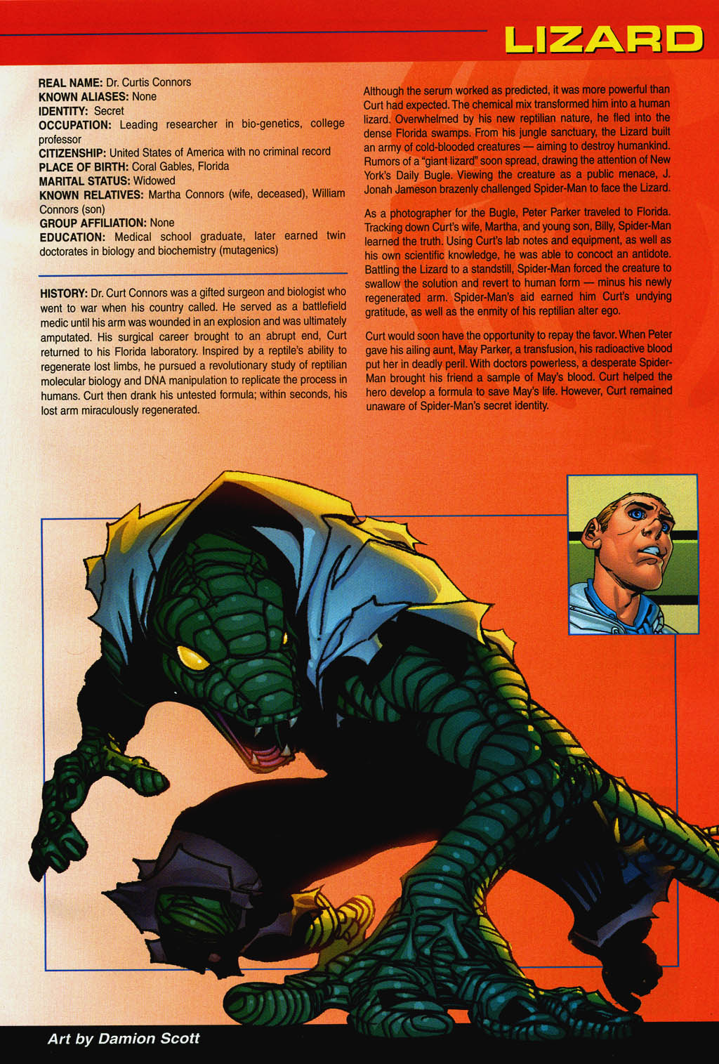 Official Handbook of the Marvel Universe: Spider-Man 2004 issue Full - Page 21