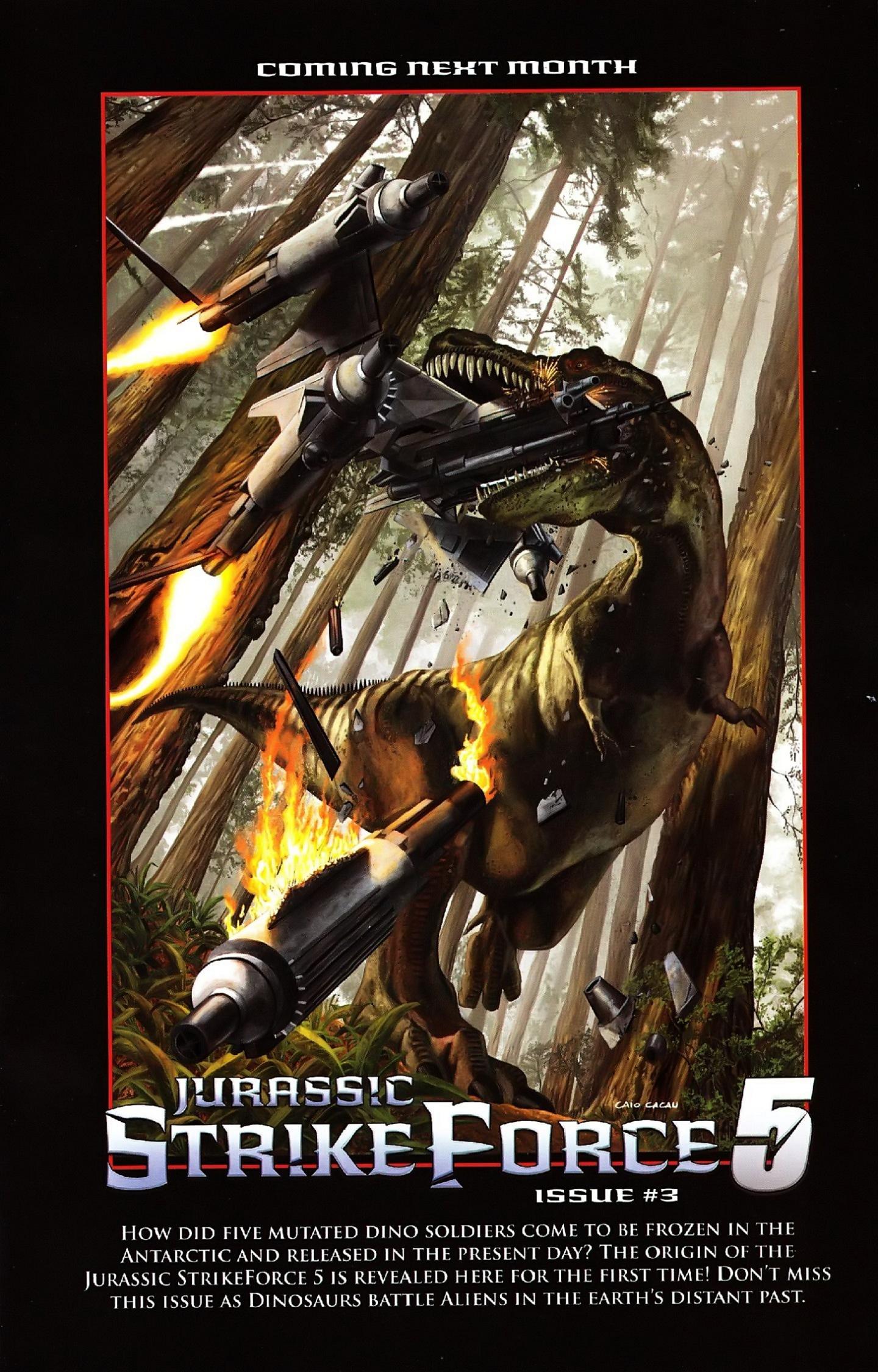 Read online Jurassic StrikeForce 5 comic -  Issue #2 - 26