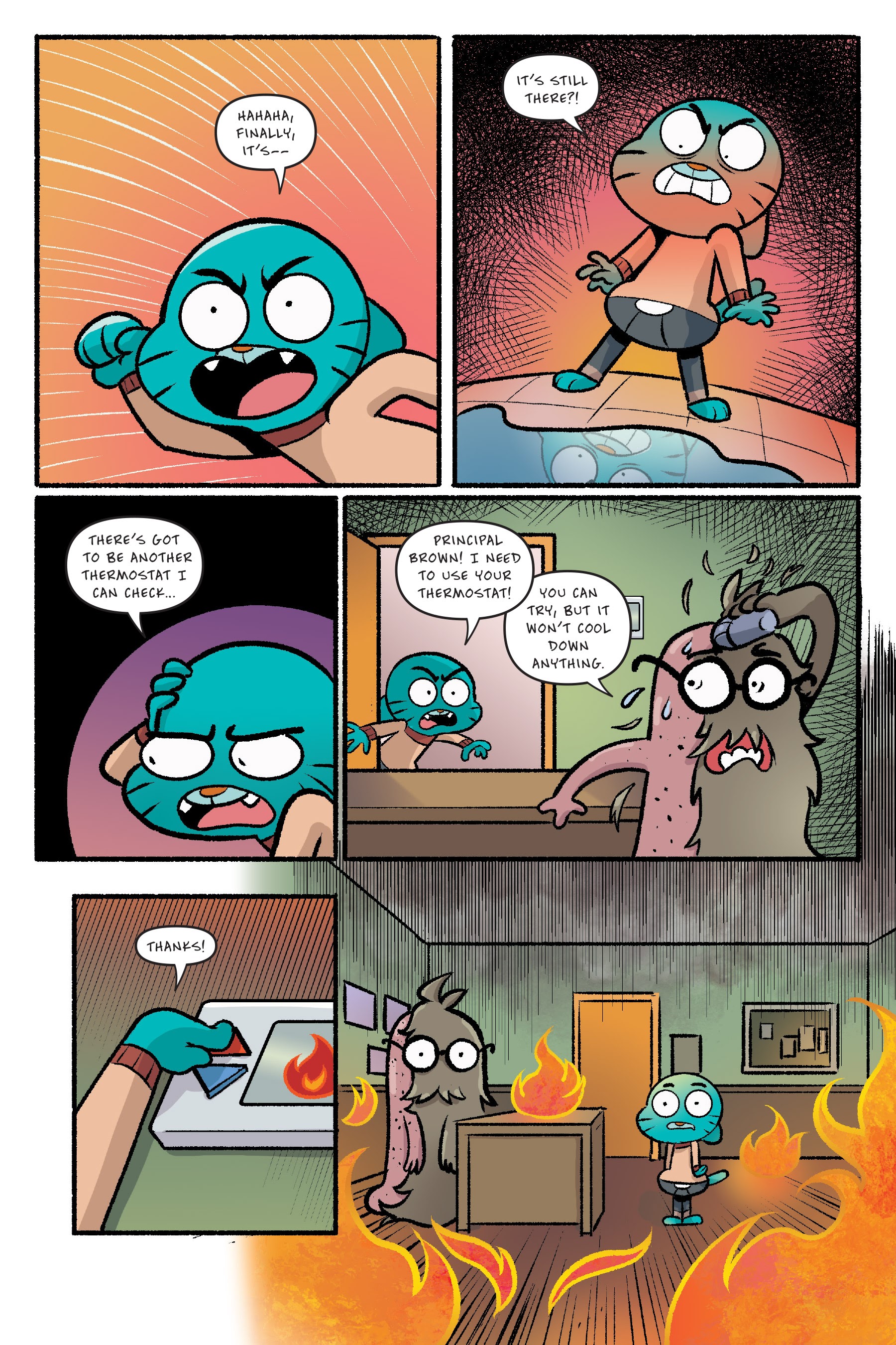 Read online The Amazing World of Gumball: The Storm comic -  Issue # TPB - 87