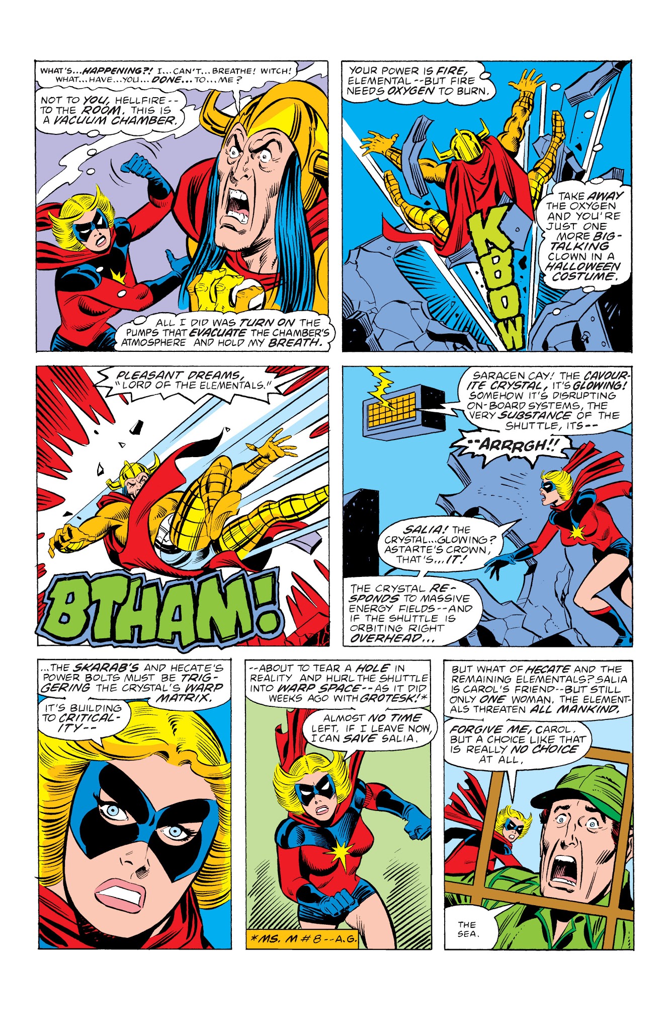 Read online Marvel Masterworks: Ms. Marvel comic -  Issue # TPB 1 - 218