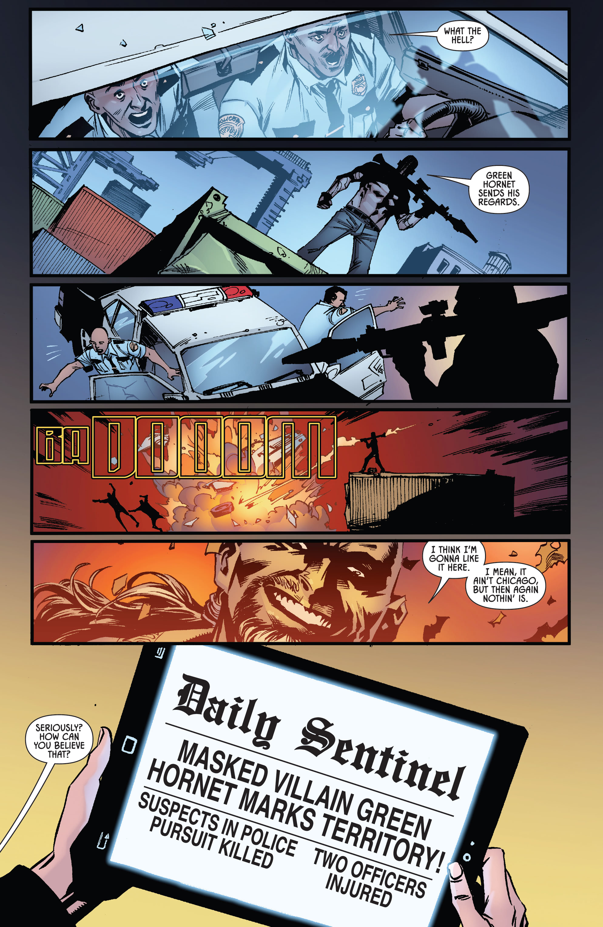 Read online Green Hornet: One Night in Bangkok comic -  Issue # Full - 9