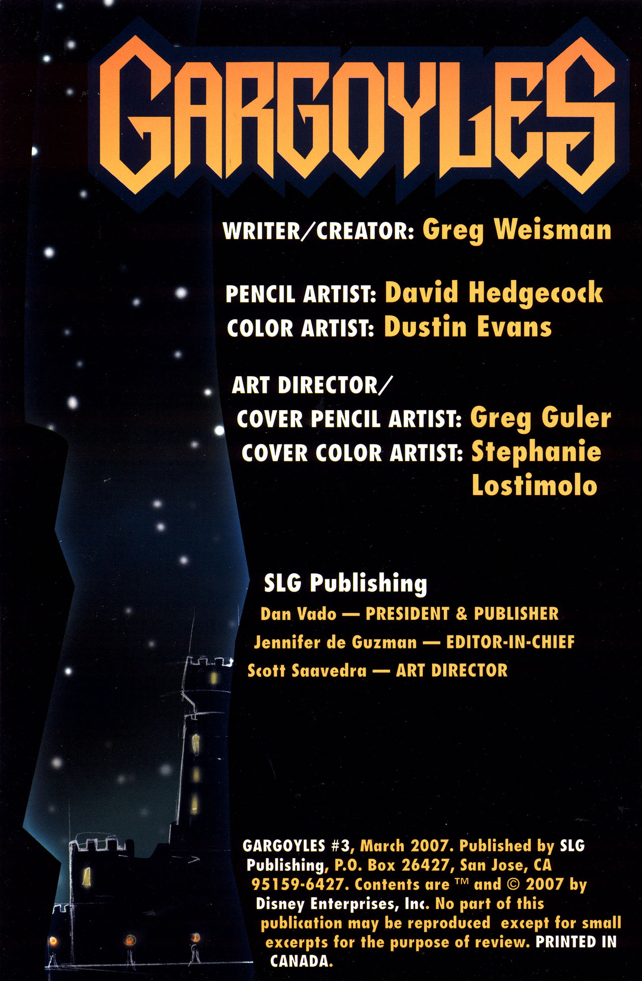 Read online Gargoyles (2006) comic -  Issue #3 - 2