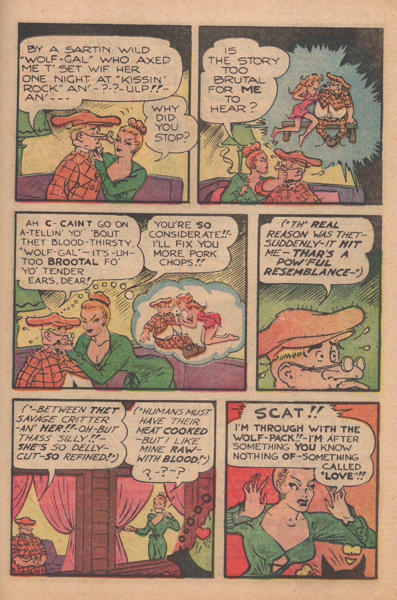 Read online Al Capp's Wolf Gal comic -  Issue #2 - 19