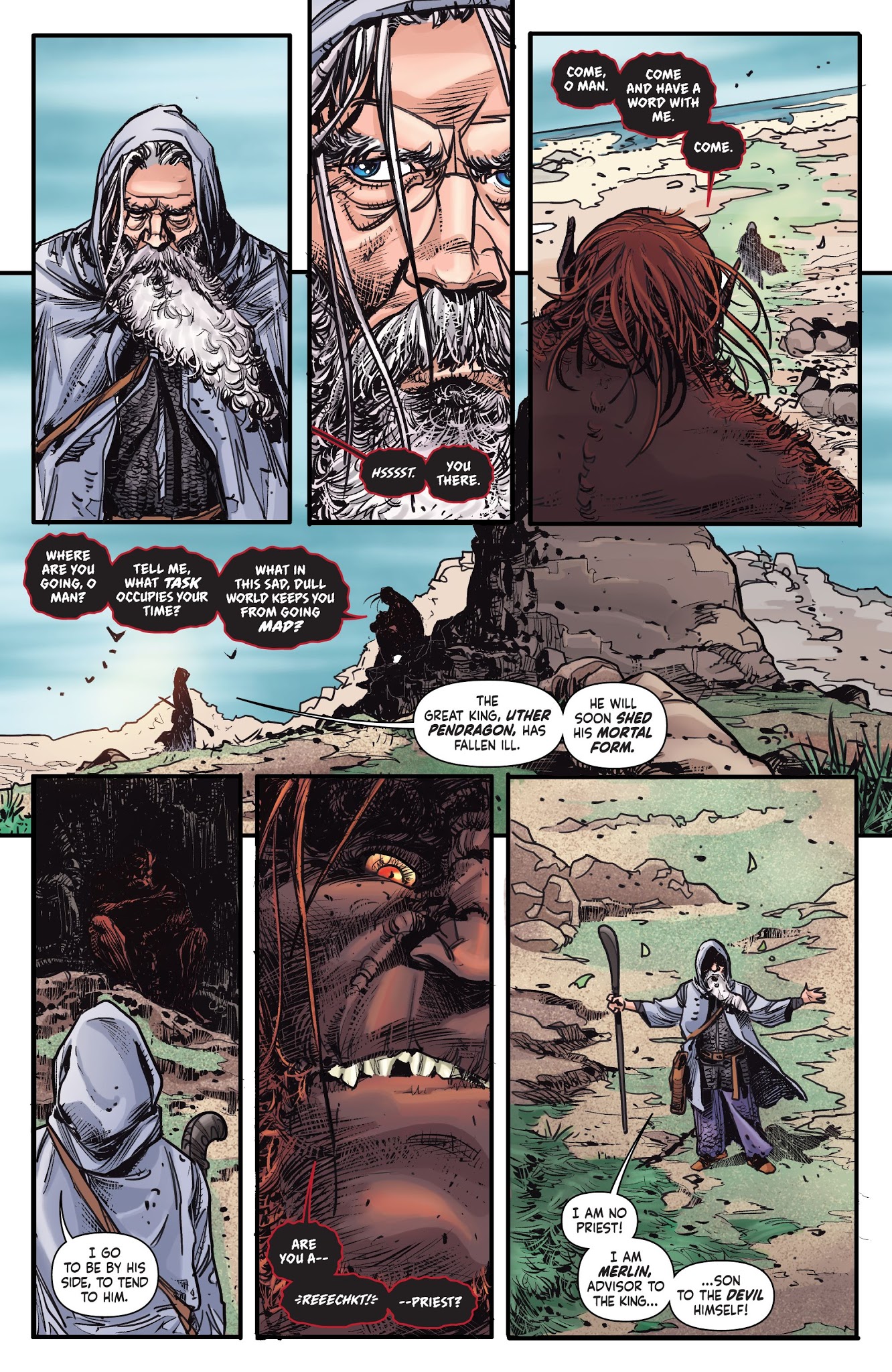 Read online Unholy Grail comic -  Issue #1 - 7