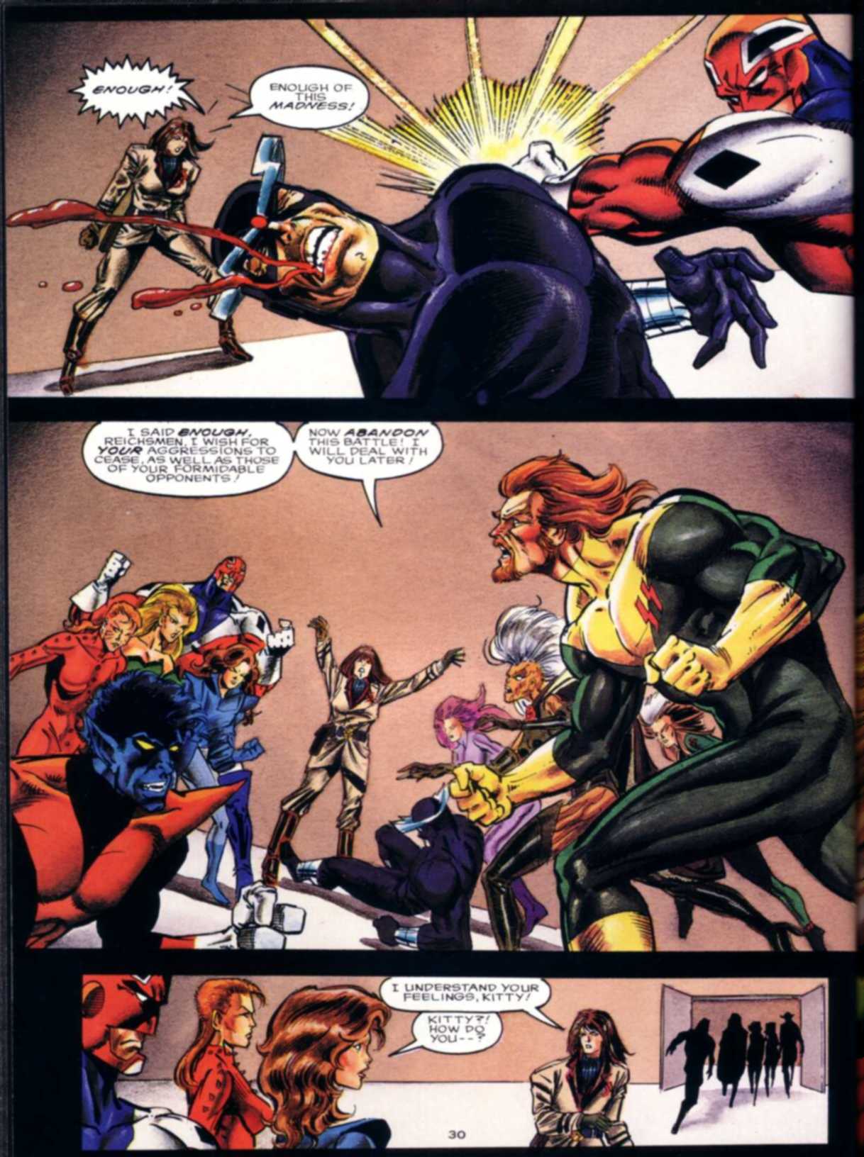 Read online Marvel Graphic Novel comic -  Issue #66 - Excalibur - Weird War III - 29