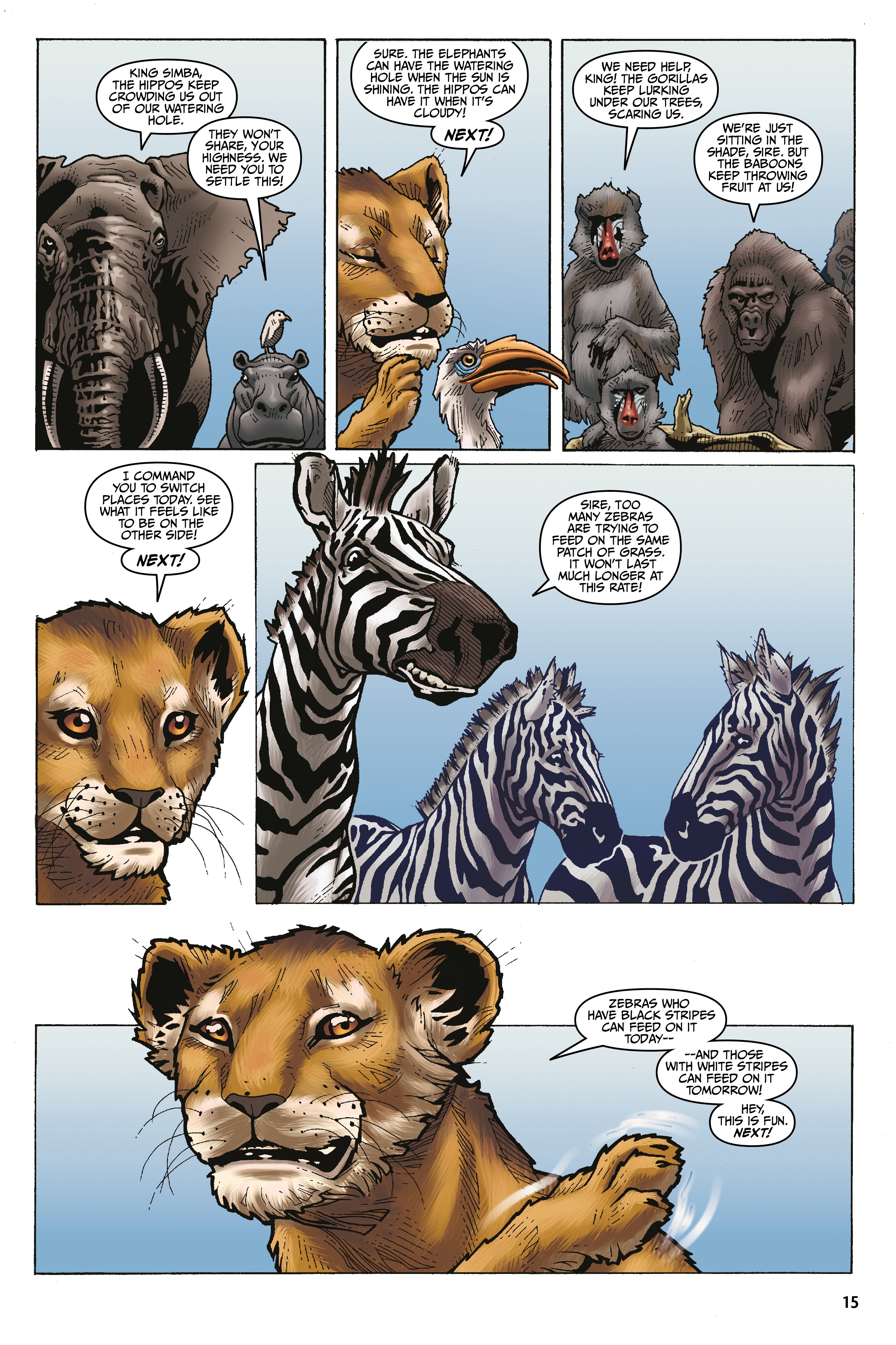 Read online Disney The Lion King: Wild Schemes and Catastrophes comic -  Issue # TPB - 16