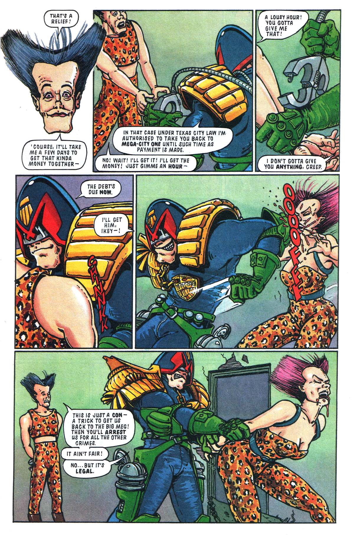 Read online Judge Dredd: The Megazine (vol. 2) comic -  Issue #2 - 7