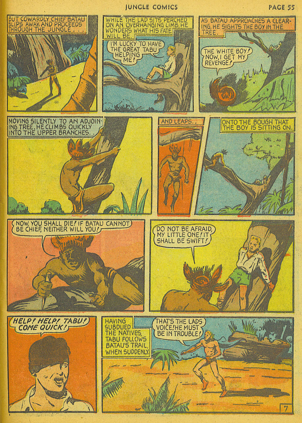 Read online Jungle Comics comic -  Issue #6 - 57