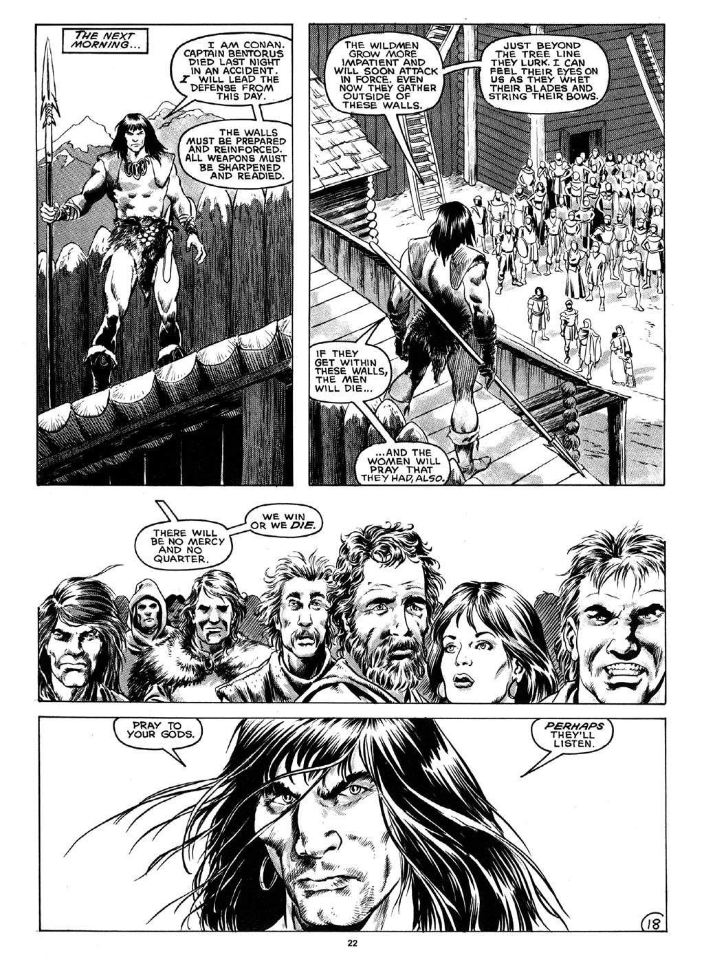 Read online The Savage Sword Of Conan comic -  Issue #163 - 23