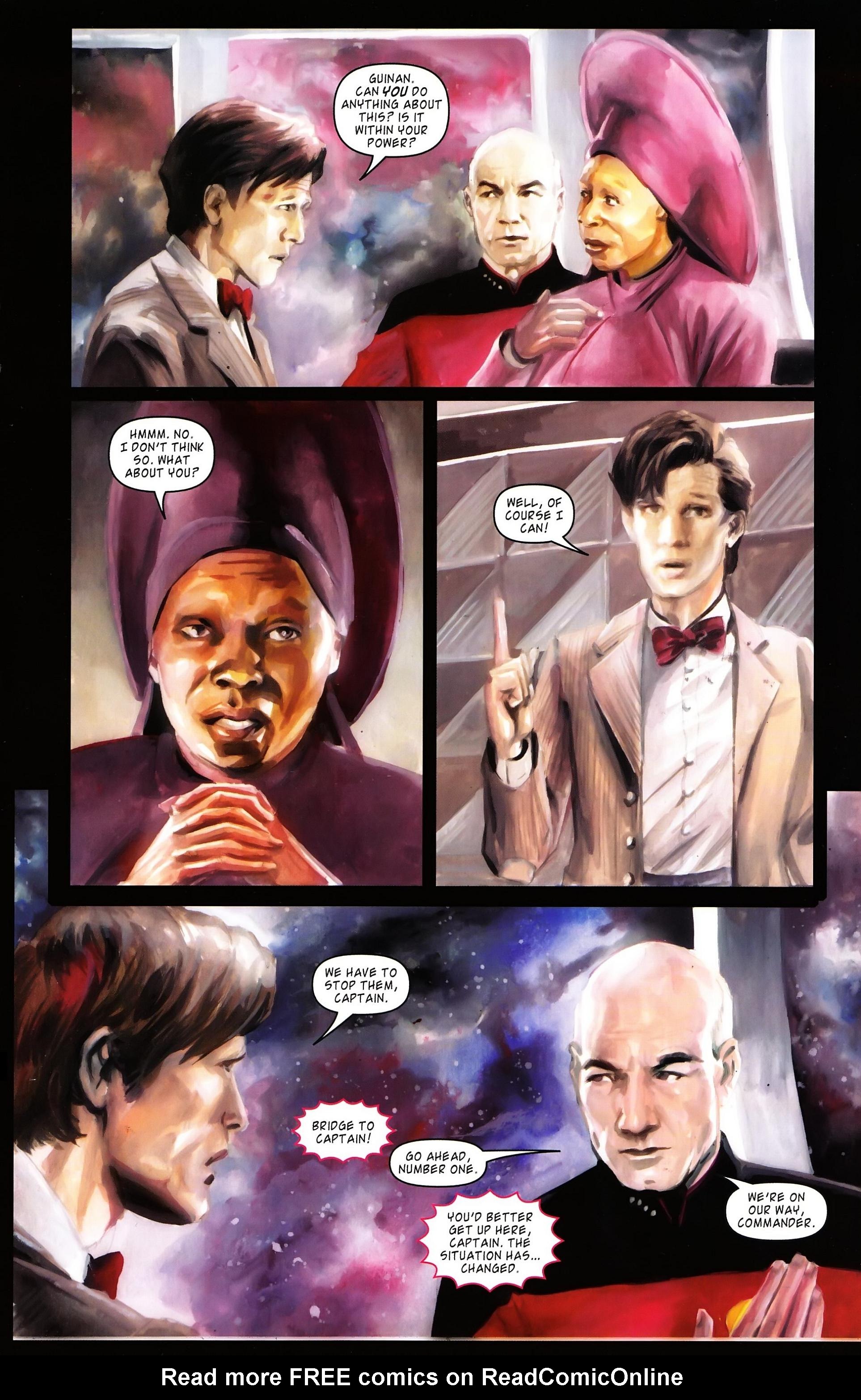 Read online Star Trek: The Next Generation/Doctor Who: Assimilation² comic -  Issue #4 - 9