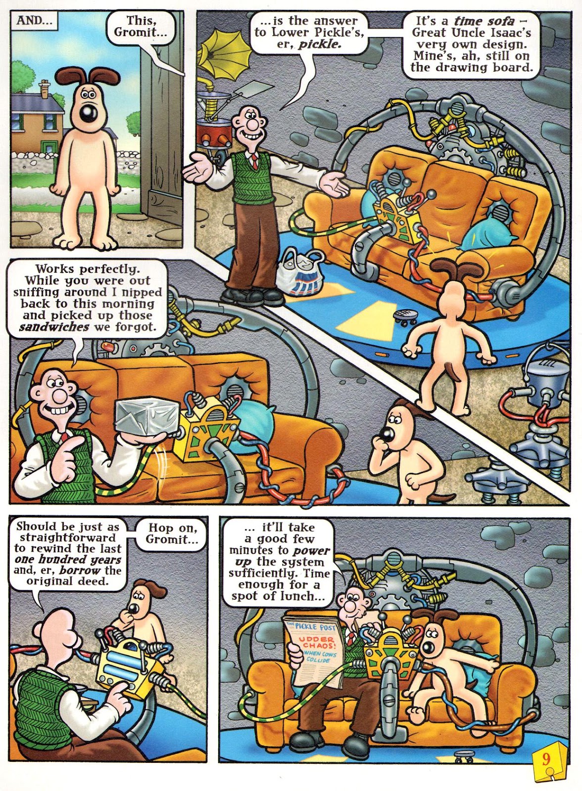 Wallace & Gromit Comic issue 11 - Page 9