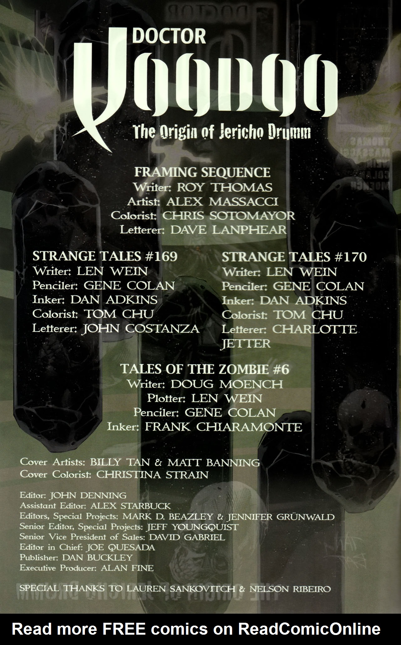 Read online Doctor Voodoo: The Origin of Jericho Drumm comic -  Issue # Full - 2