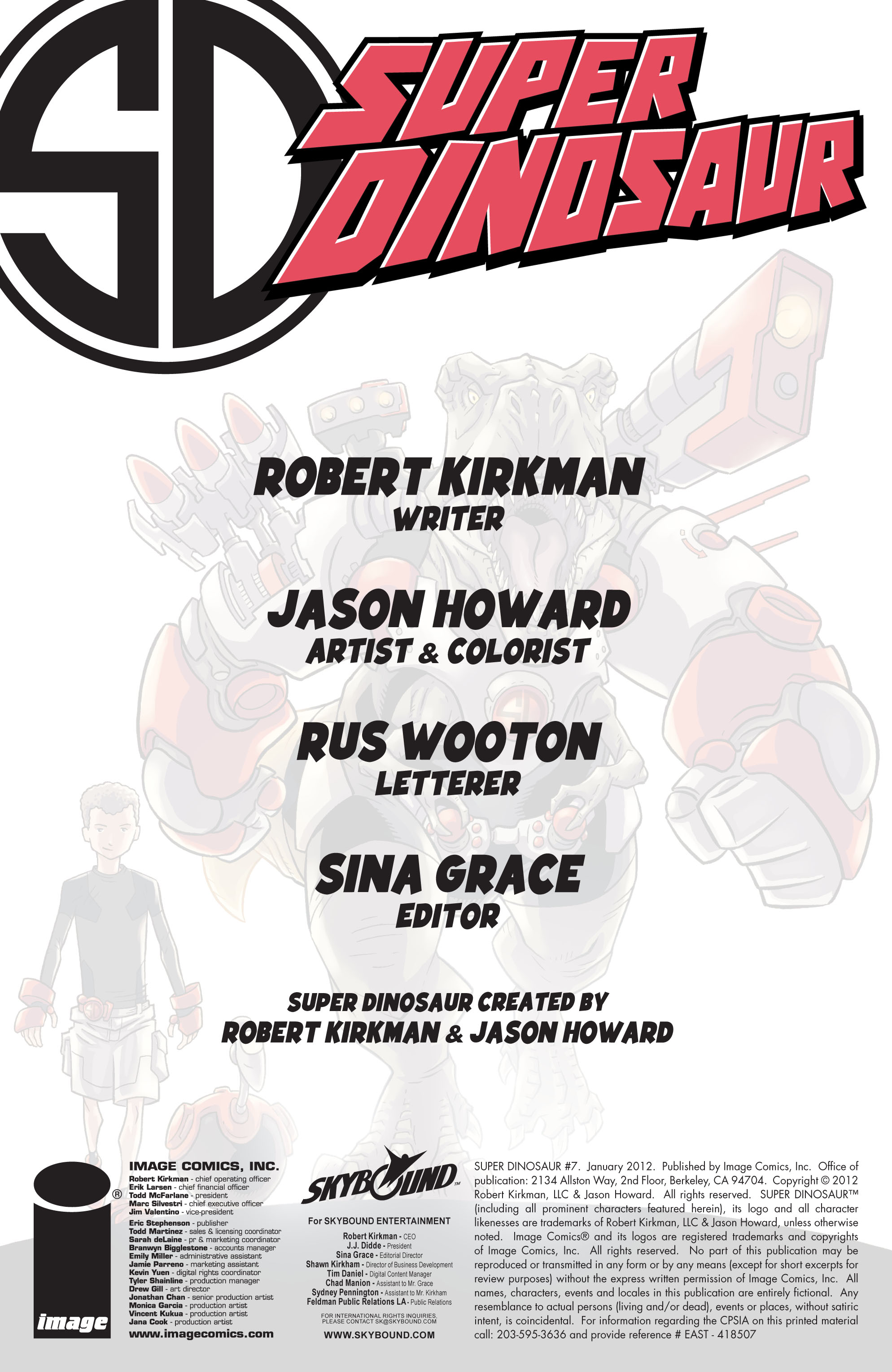 Read online Super Dinosaur (2011) comic -  Issue #7 - 2