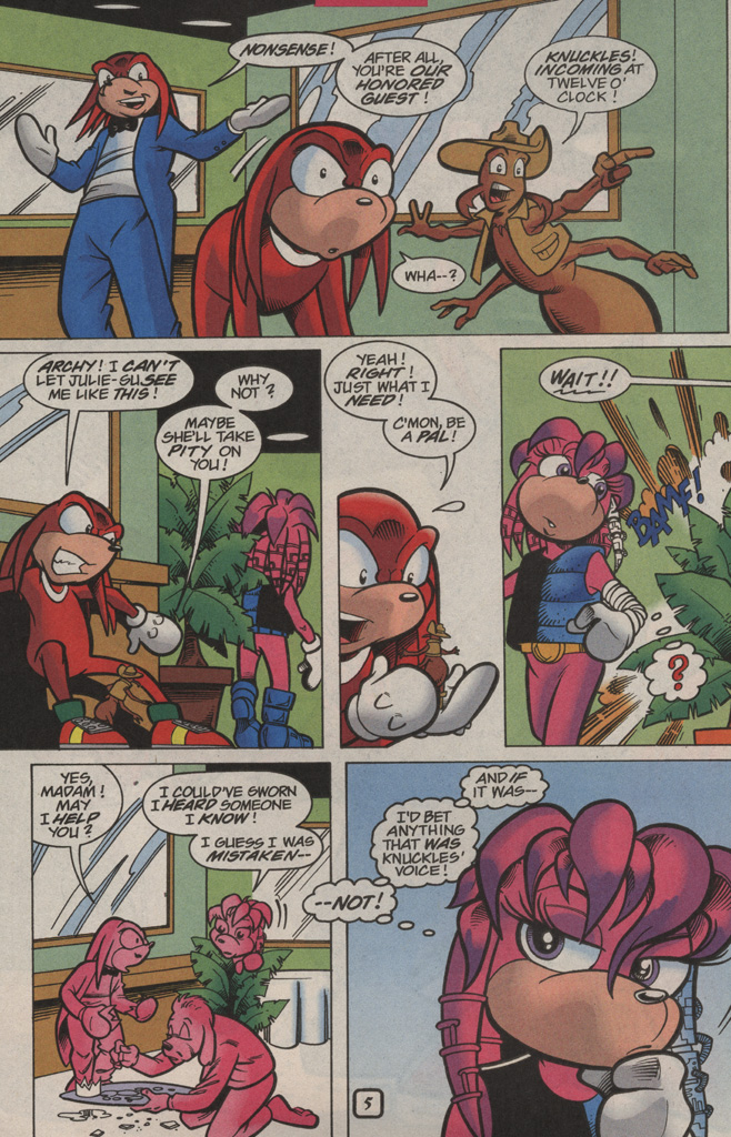 Read online Knuckles the Echidna comic -  Issue #27 - 8