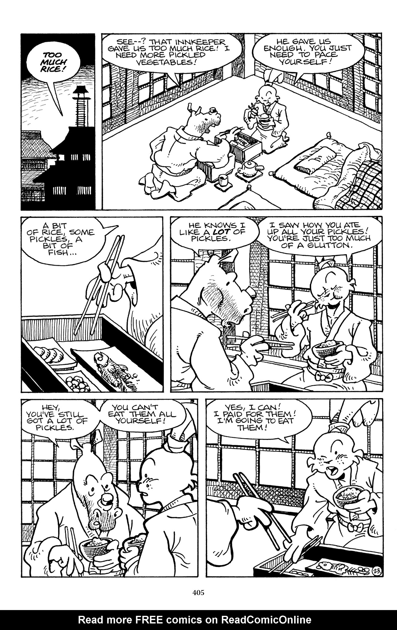 Read online The Usagi Yojimbo Saga comic -  Issue # TPB 6 - 403