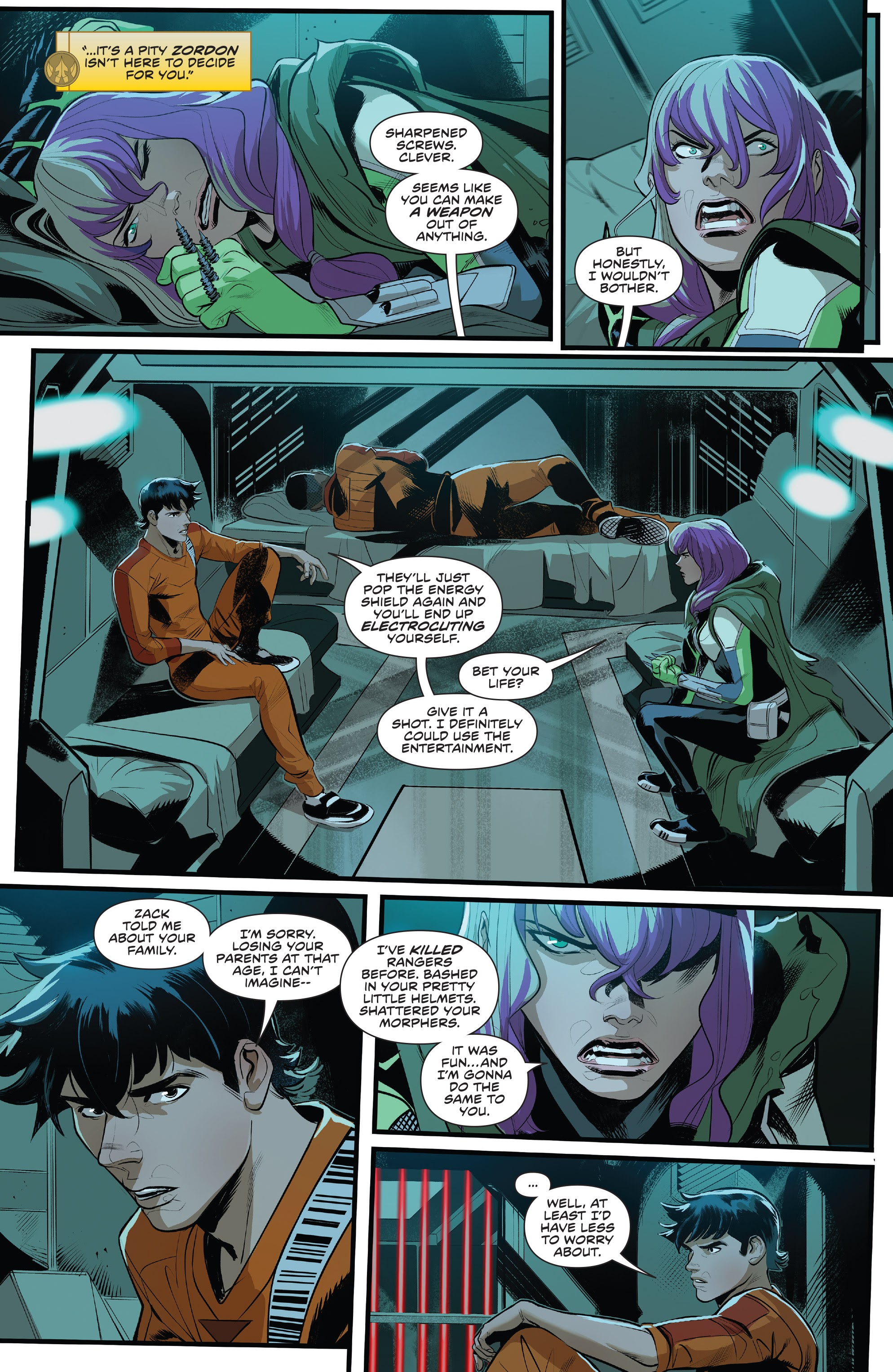 Read online Power Rangers comic -  Issue #6 - 7