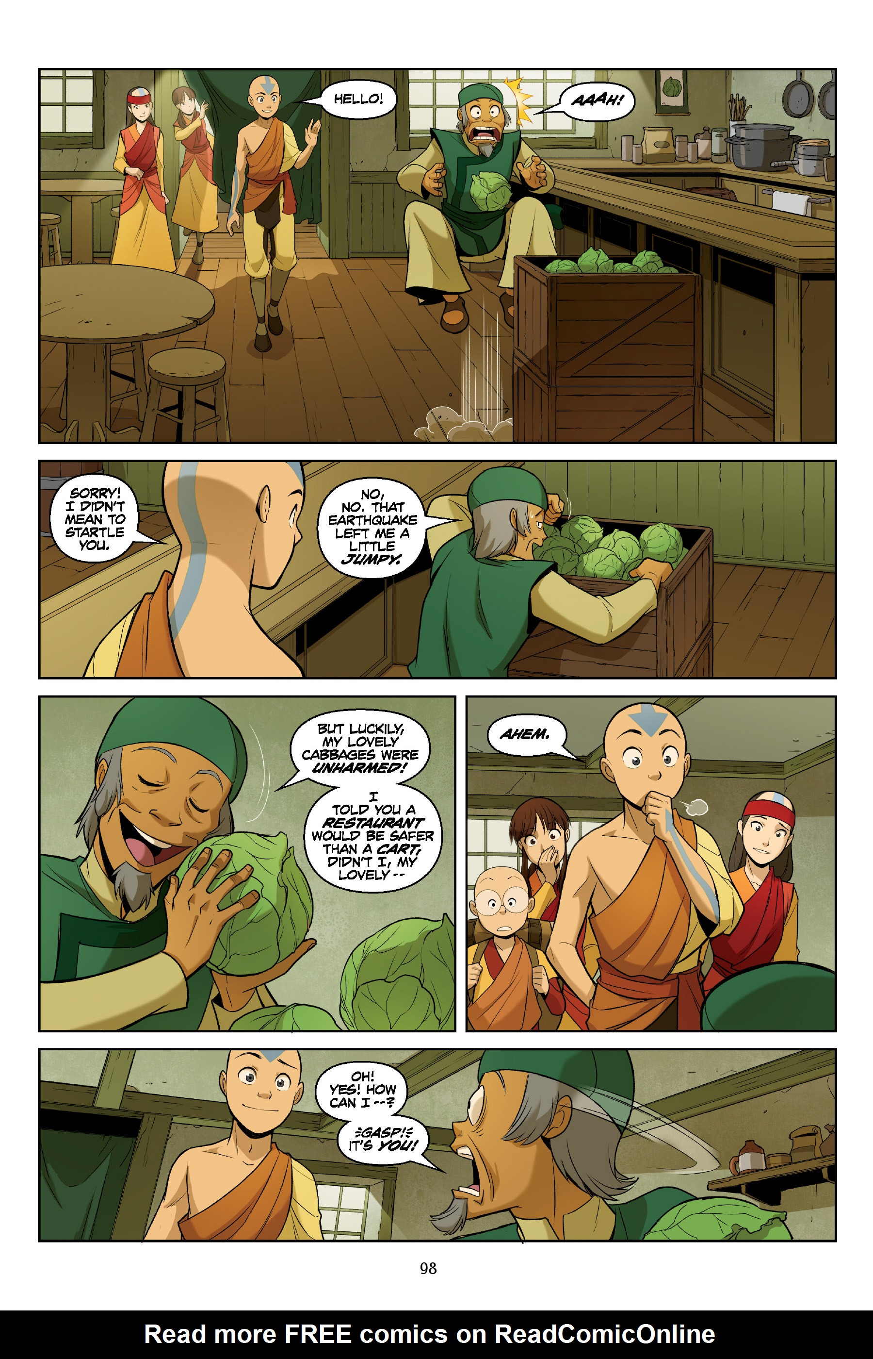 Read online Nickelodeon Avatar: The Last Airbender - The Rift comic -  Issue # _Omnibus (Part 1) - 98