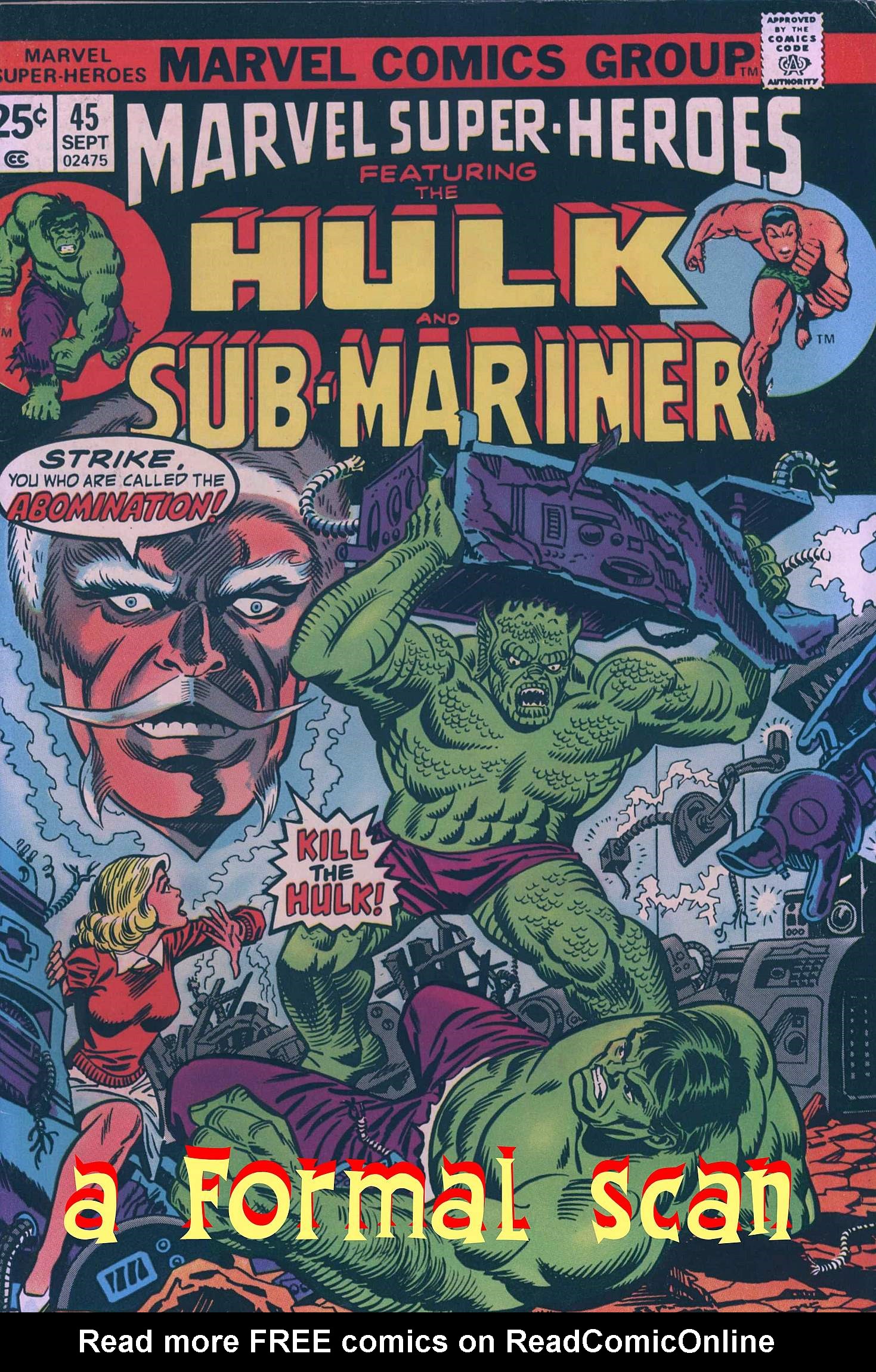 Read online Marvel Super-Heroes comic -  Issue #45 - 36