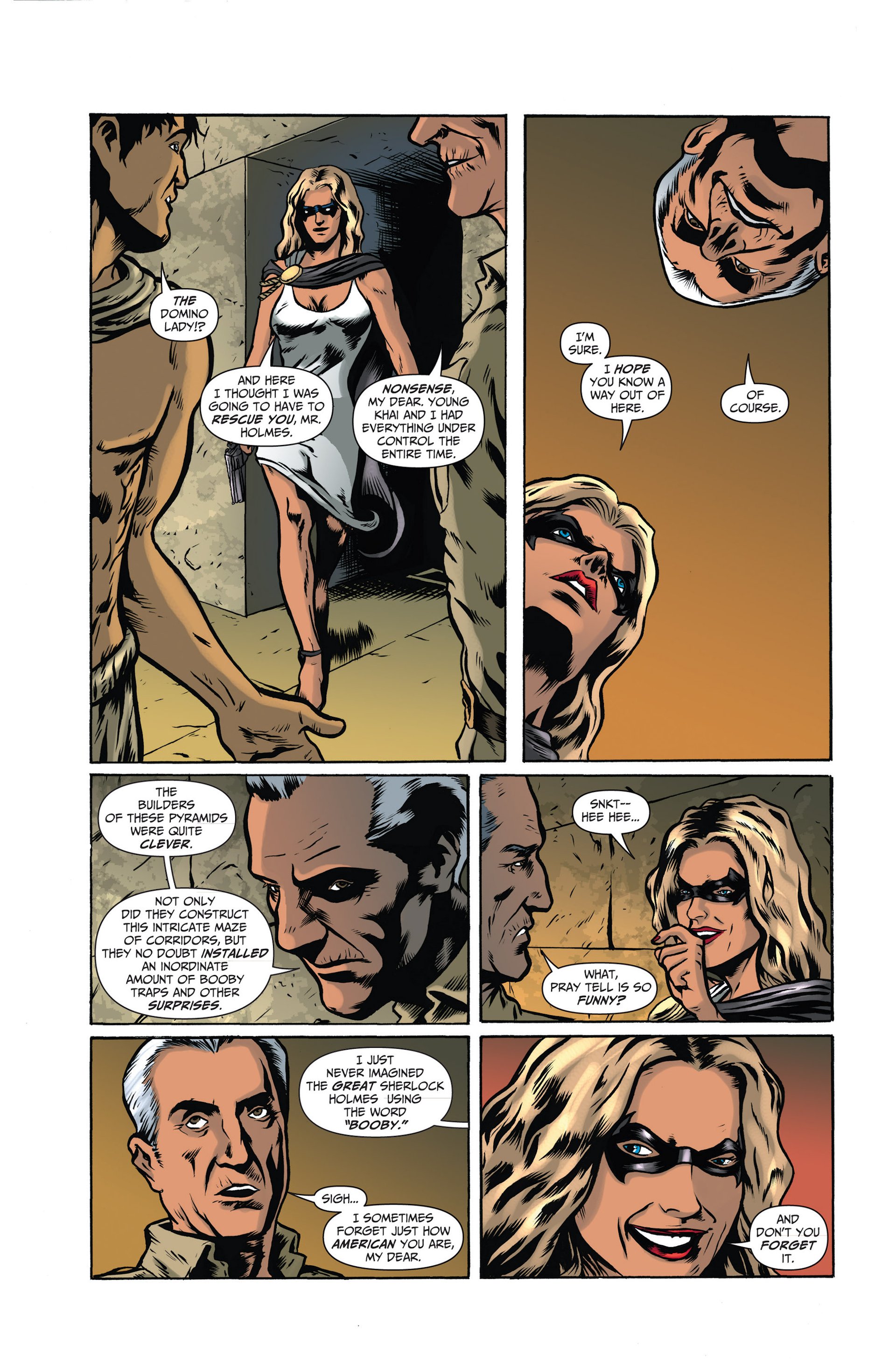 Read online Domino Lady/Sherlock Holmes comic -  Issue #2 - 20