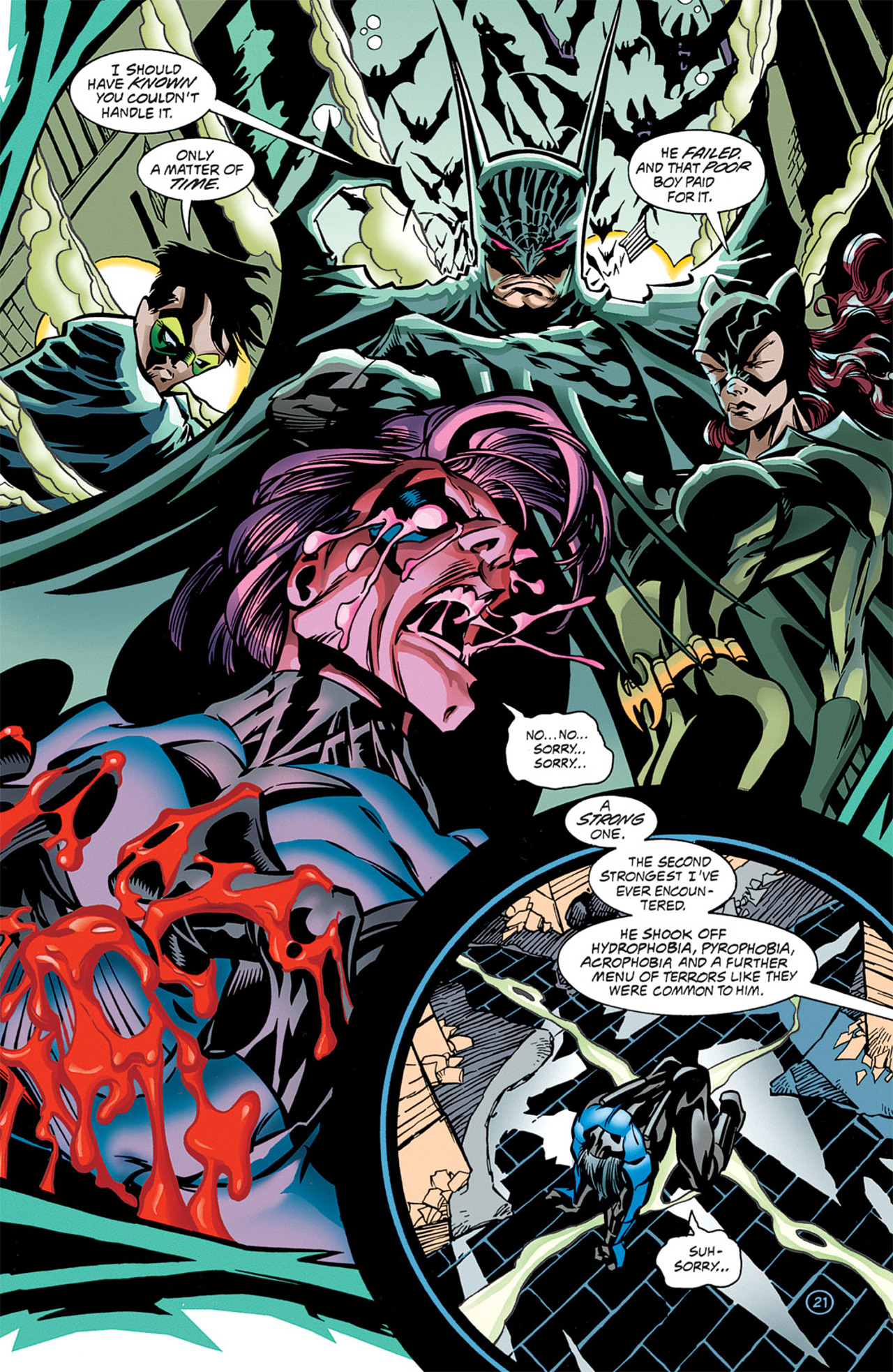 Read online Nightwing (1996) comic -  Issue #9 - 21