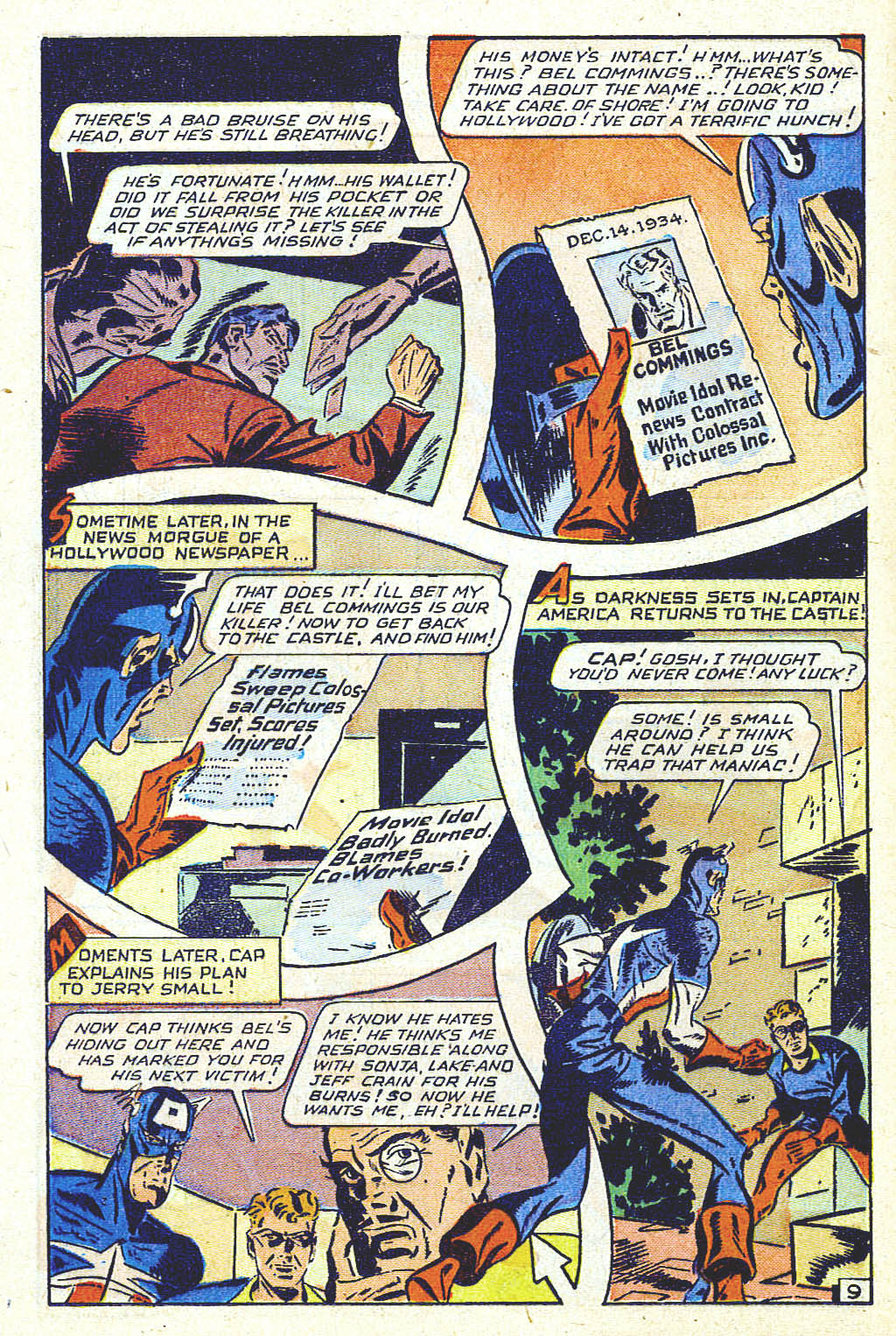 Read online Captain America Comics comic -  Issue #54 - 32