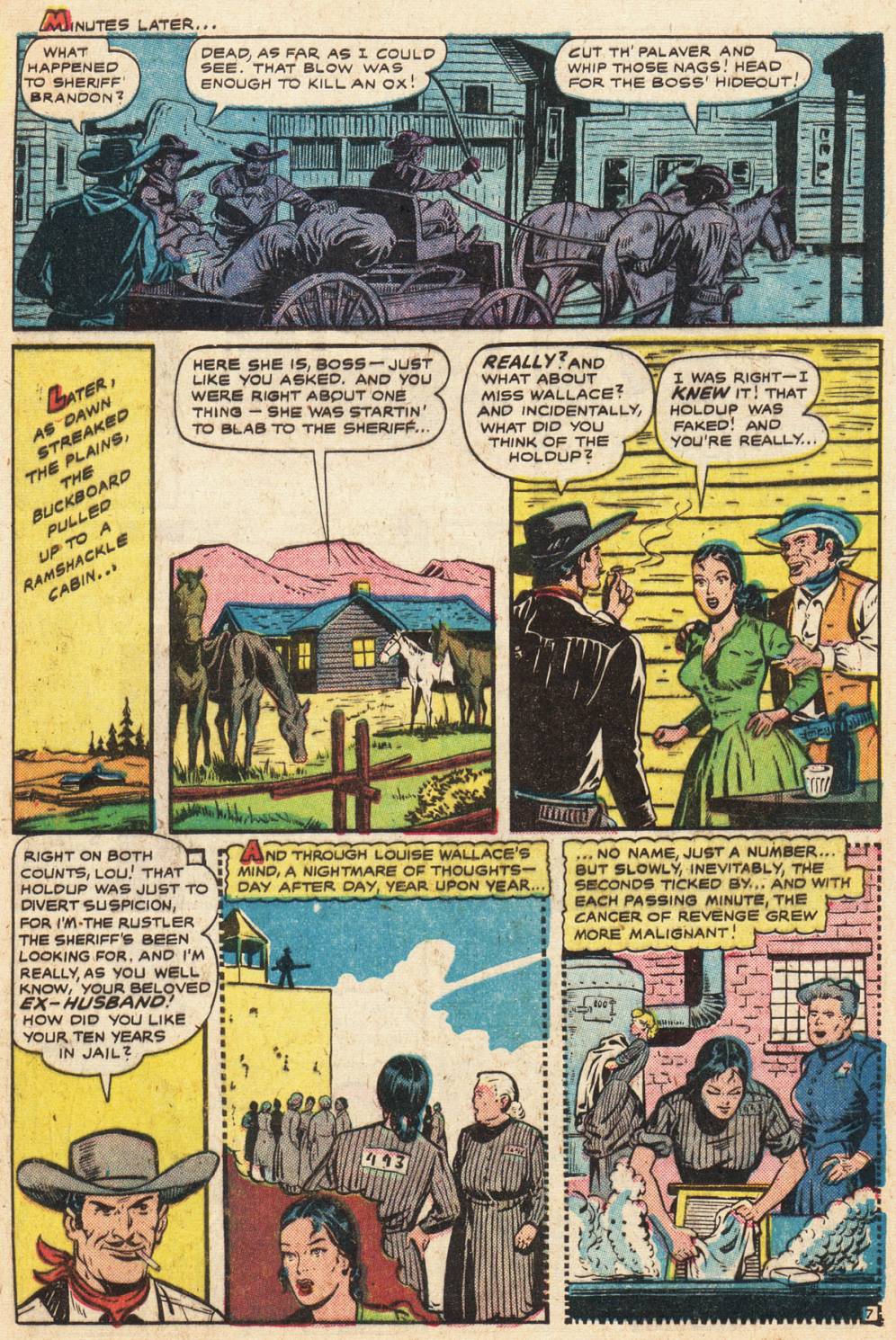 Read online Cowgirl Romances (1950) comic -  Issue #5 - 9