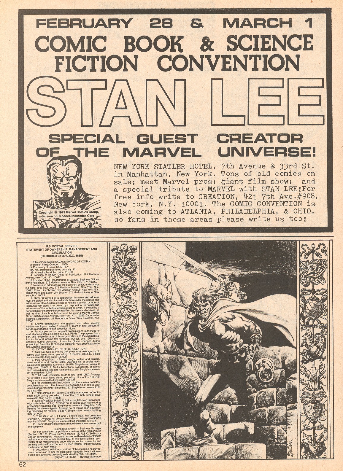 Read online The Savage Sword Of Conan comic -  Issue #62 - 62